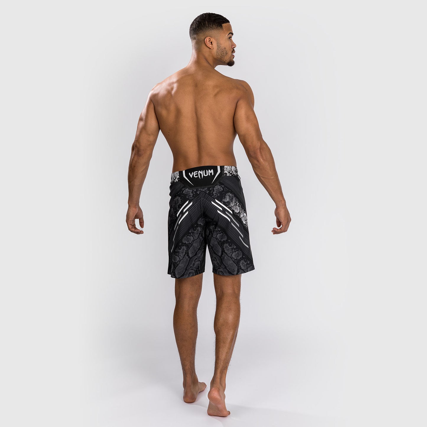 UFC Adrenaline by Venum Authentic Fight Night Men's Fight Short - Long Fit - Black