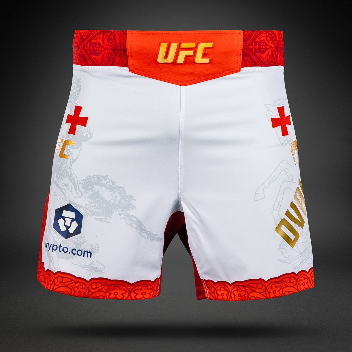 Men's UFC Unrivaled by Venum White Merab Dvalishvili Short Fit Fight Short