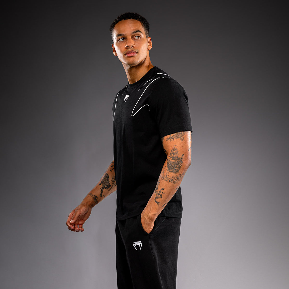 Venum Crimson Viper 2.0 T-Shirt - Black/Grey