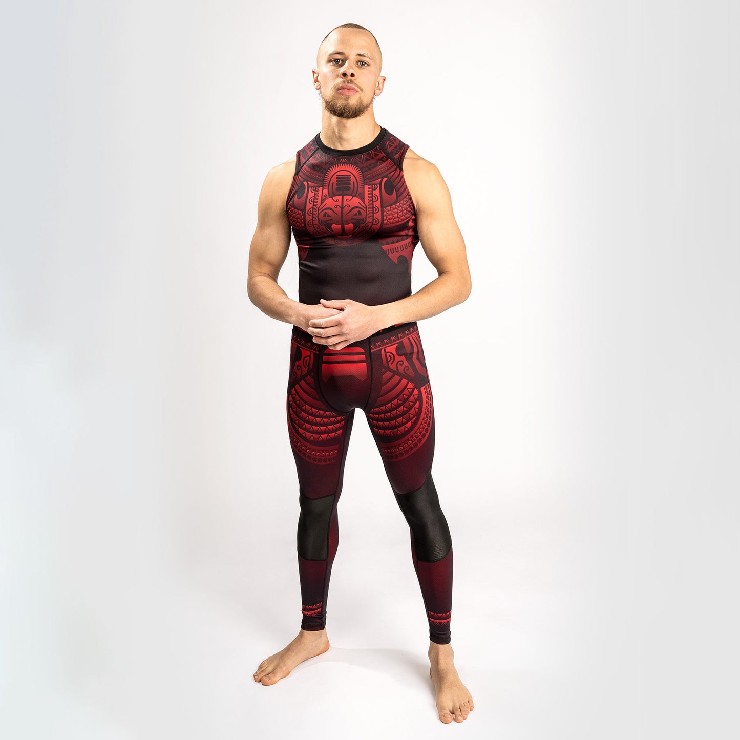 Venum Nakahi Rashguard - Sleeveless - Black/Red