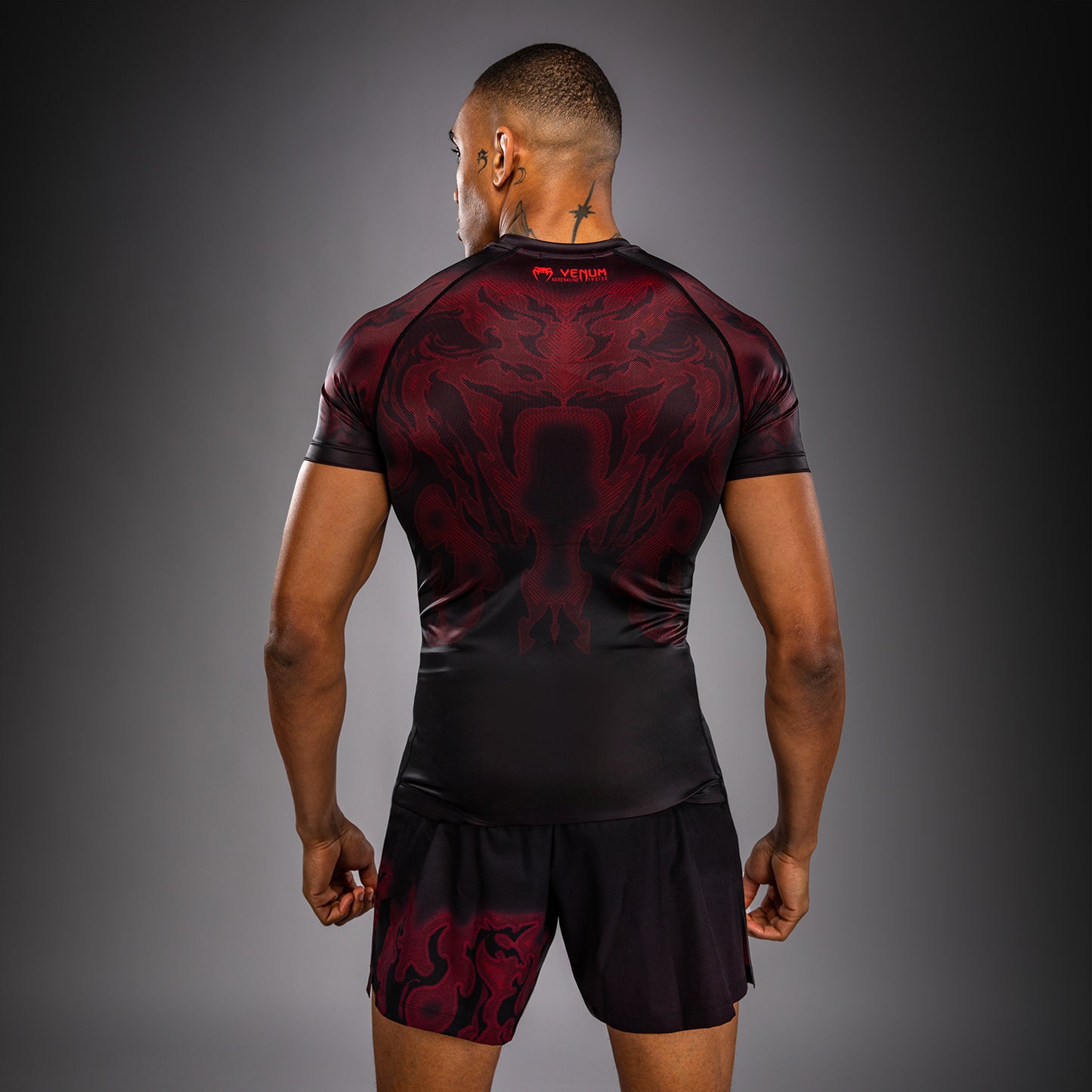 Venum Spectre Short Sleeve Rashguard - Black/Red