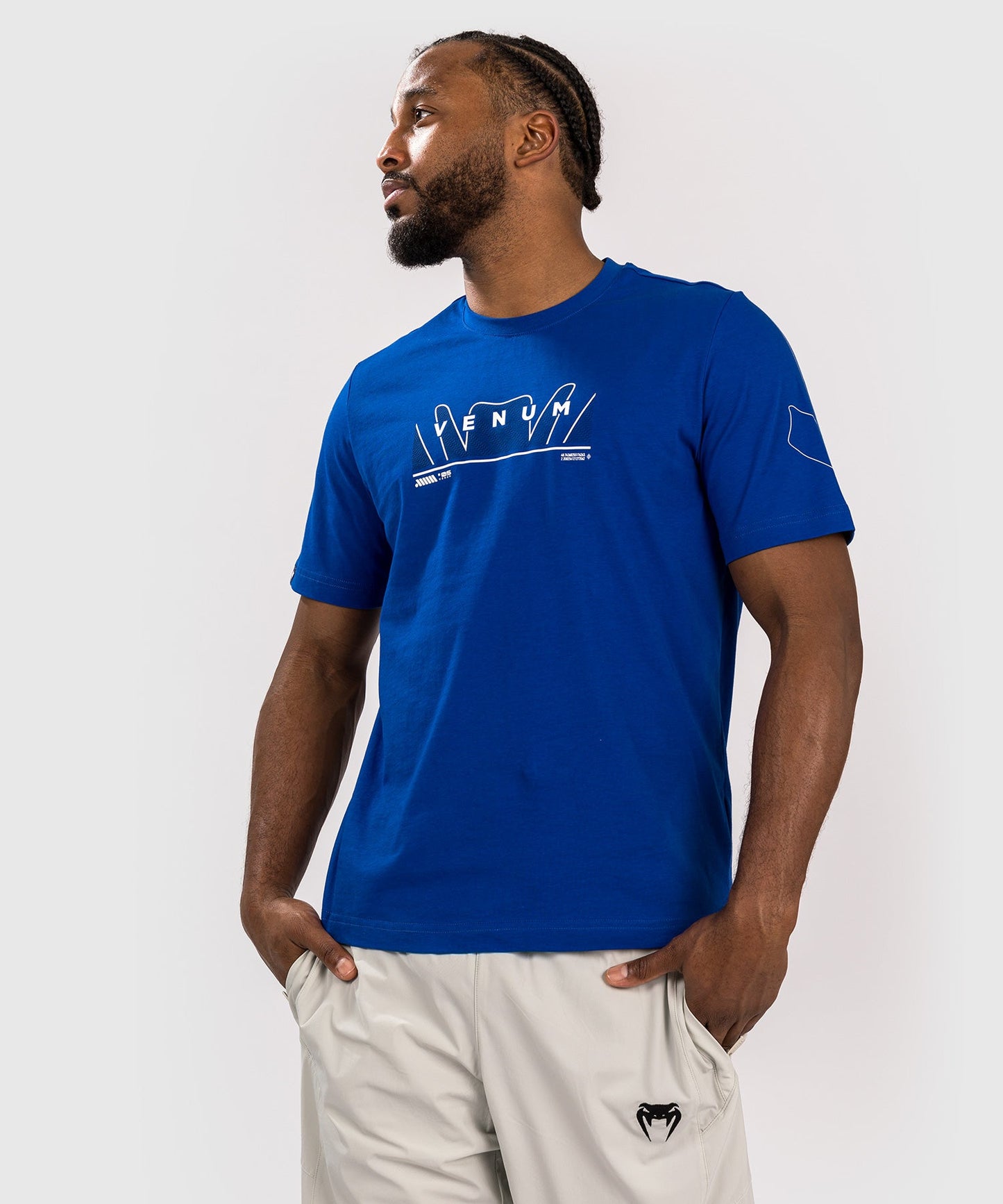 Venum Snake Print T-Shirt - Royale Blue