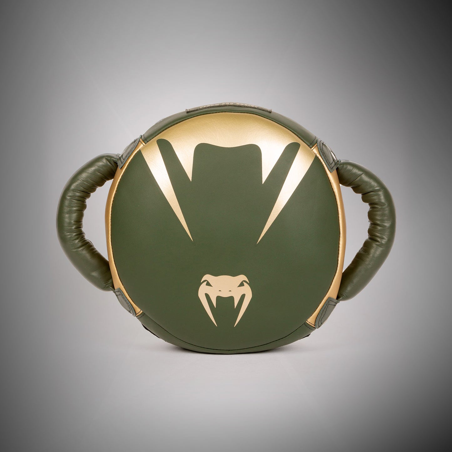 Venum Pro Boxing Mini Round Punch Shield - Khaki/Gold