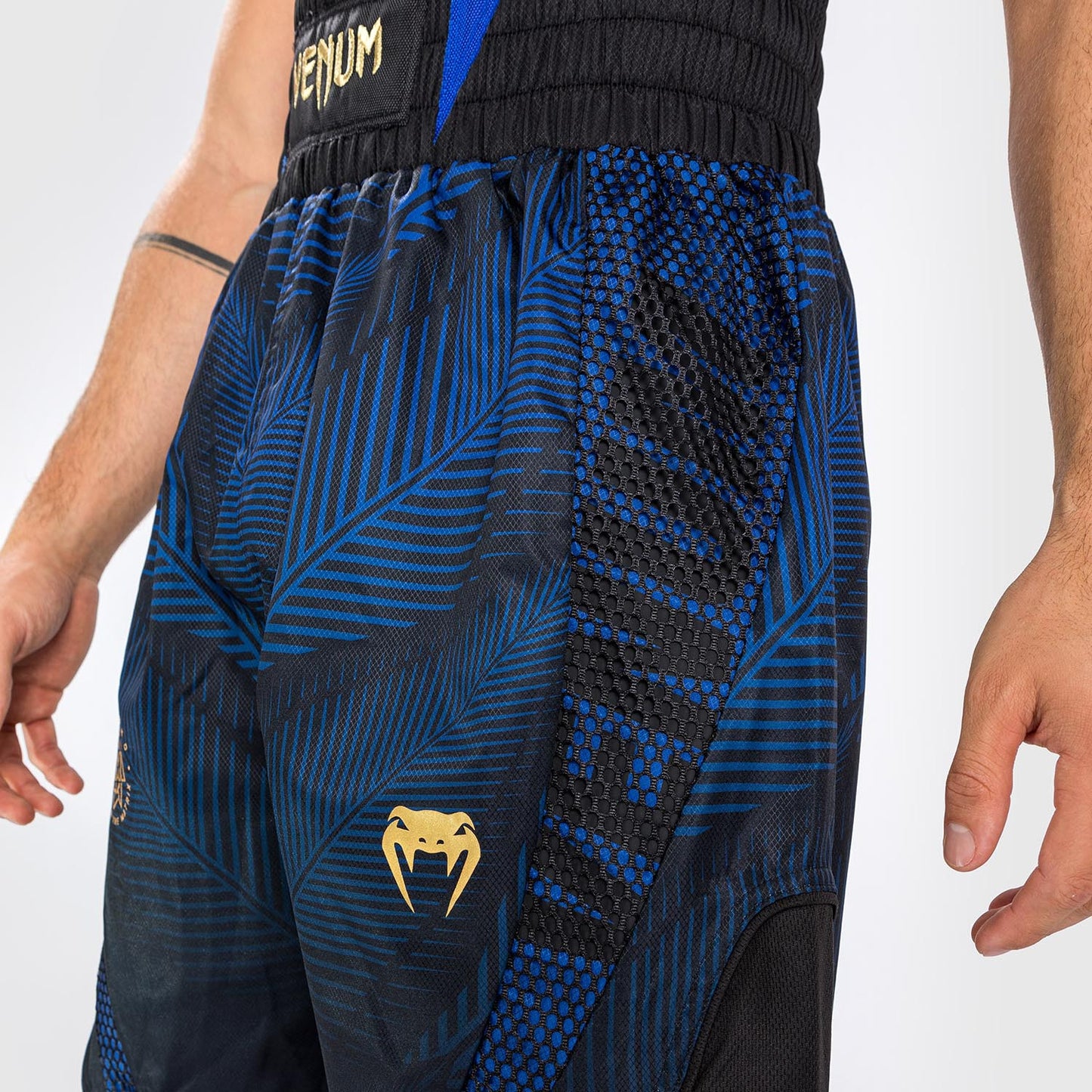 Venum Phantom Loma Boxing Short - Black/Blue
