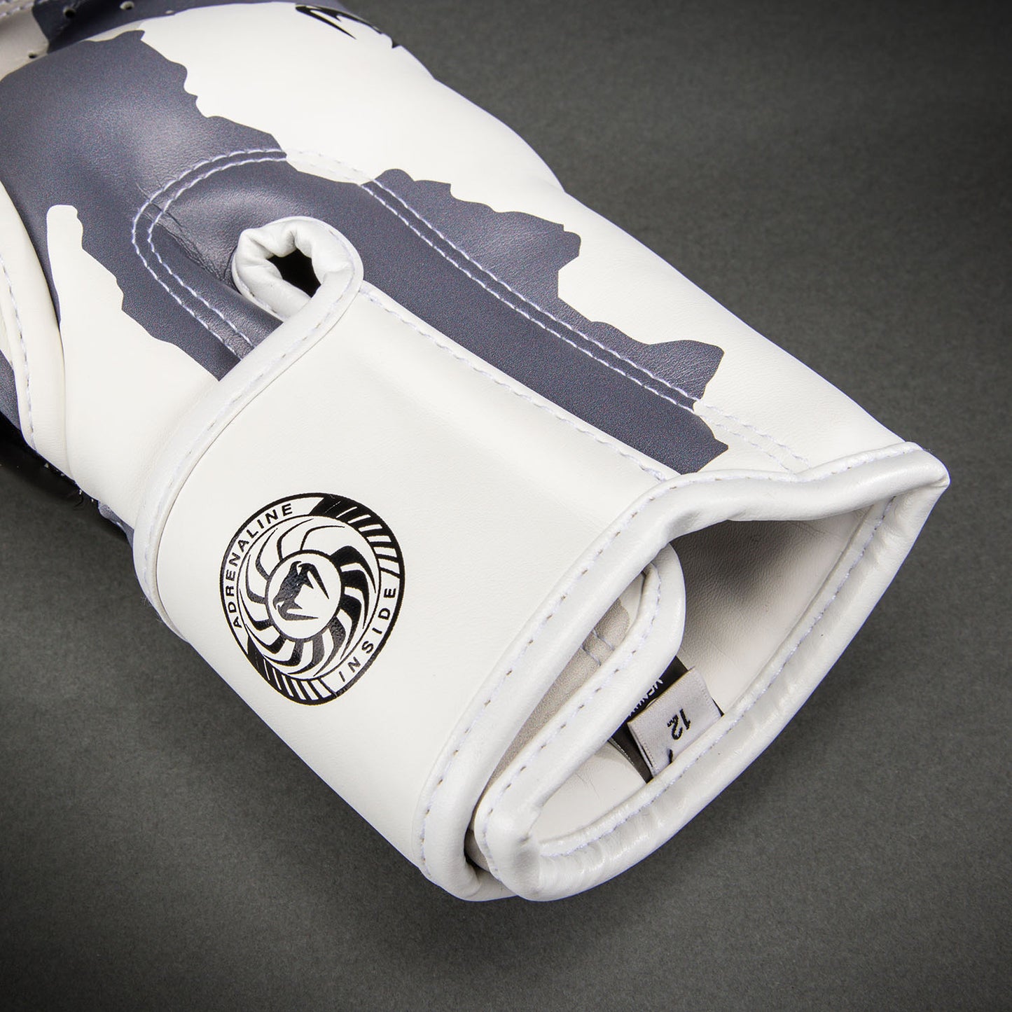 Venum Elite Camo Boxing Gloves - White/Light Grey