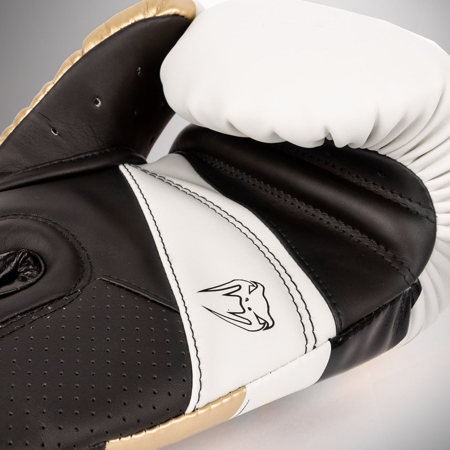 Venum Elite Evo Boxing Gloves - White/Gold - Venum Asia