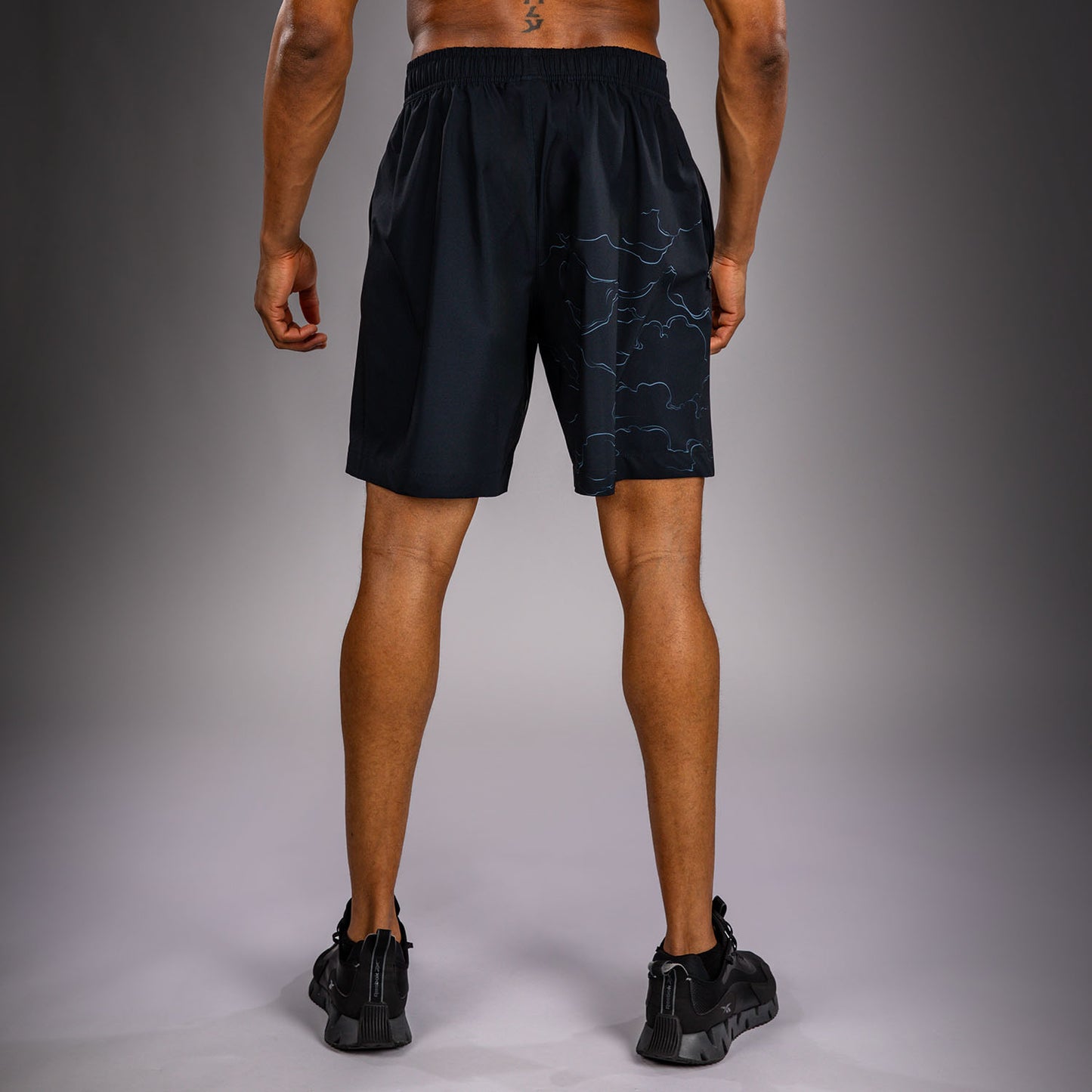 Venum Thunder Dragon Training Shorts - Black/Grey/Copper