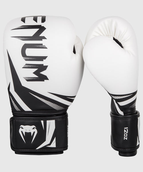 Venum Challenger 3.0 Boxing Gloves - White/Black - Venum Asia