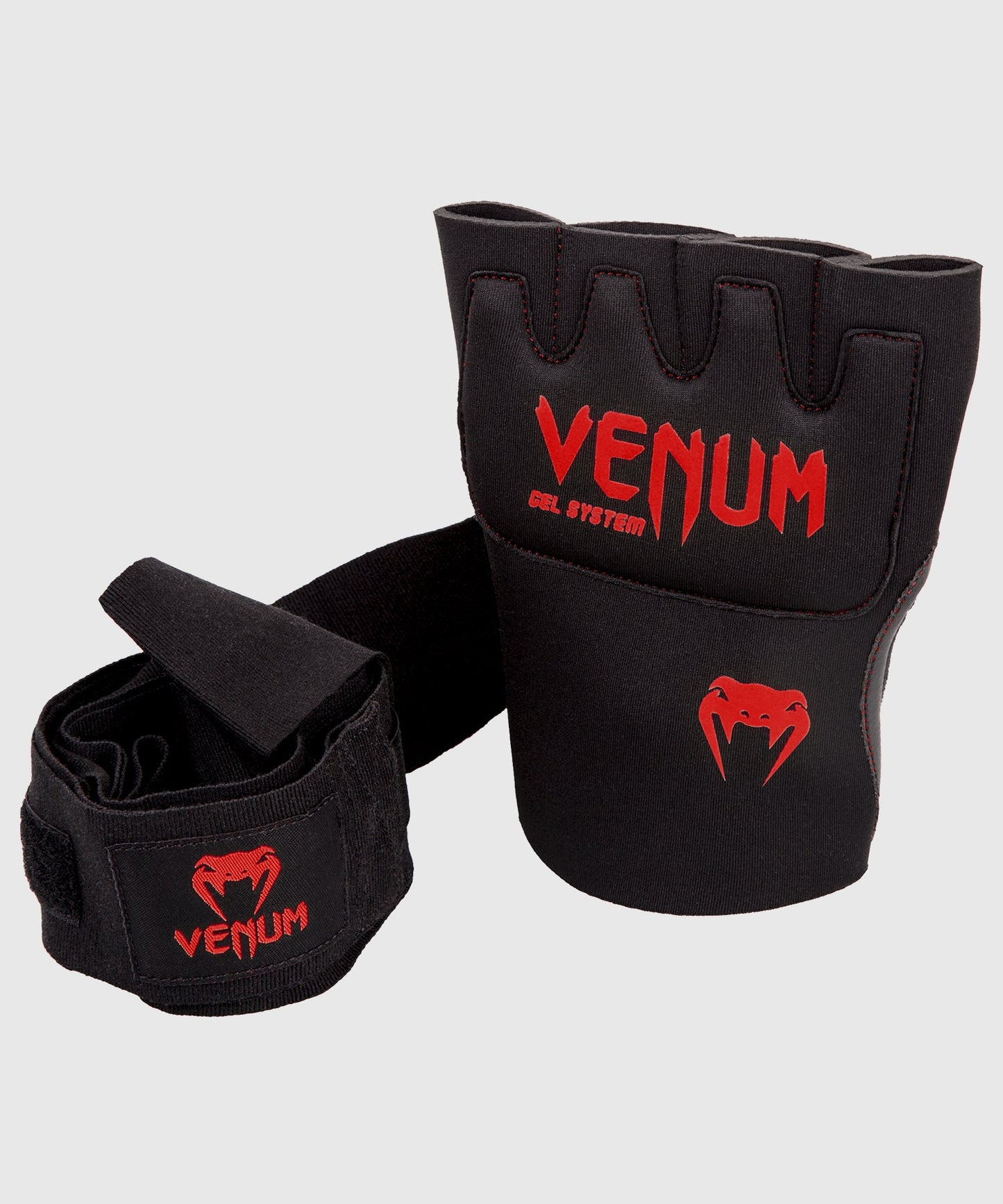 Venum Gel Kontact Quick Wraps - Black/Red
