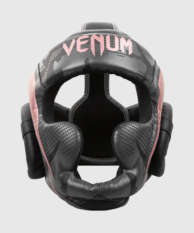 Venum ヘッドギア 迷彩/黒/ピンク Venum Elite Boxing Headgear - Red Camo - Venum Asia