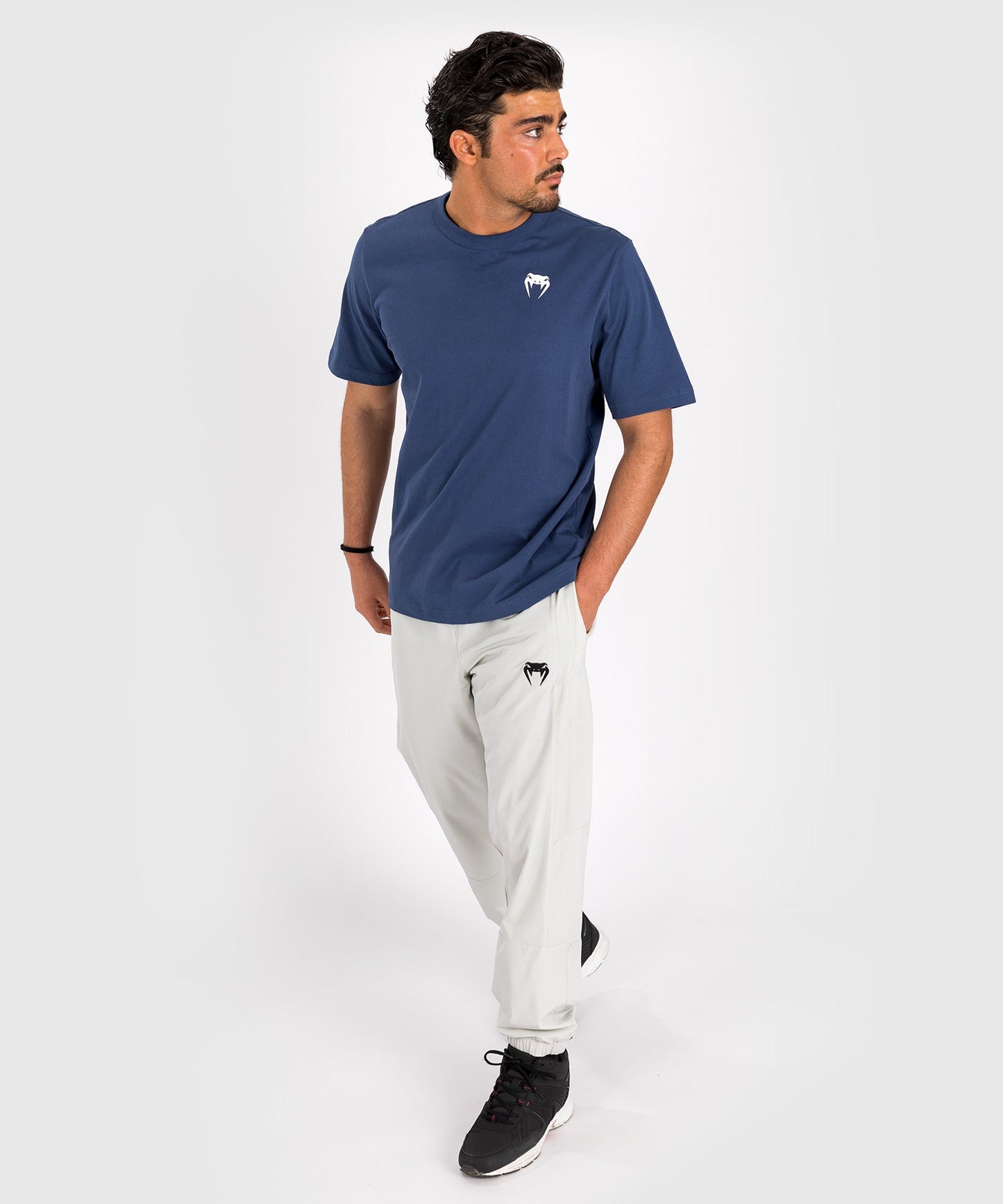 Venum Strikeland  T-Shirt - Navy Blue