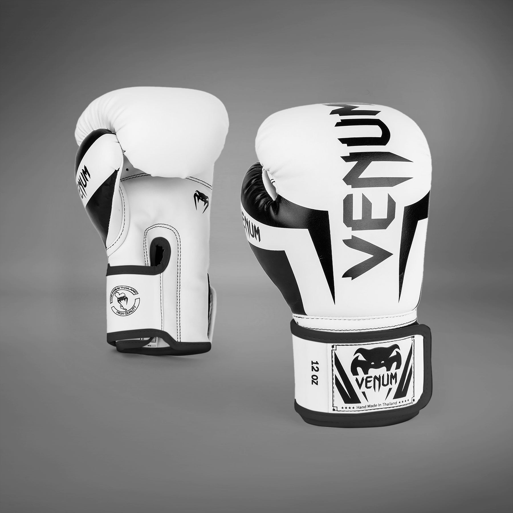 VENUM Elite 14oz ボクシンググローブ ホワイト Venum Elite Boxing Gloves - White/Black - Venum Asia