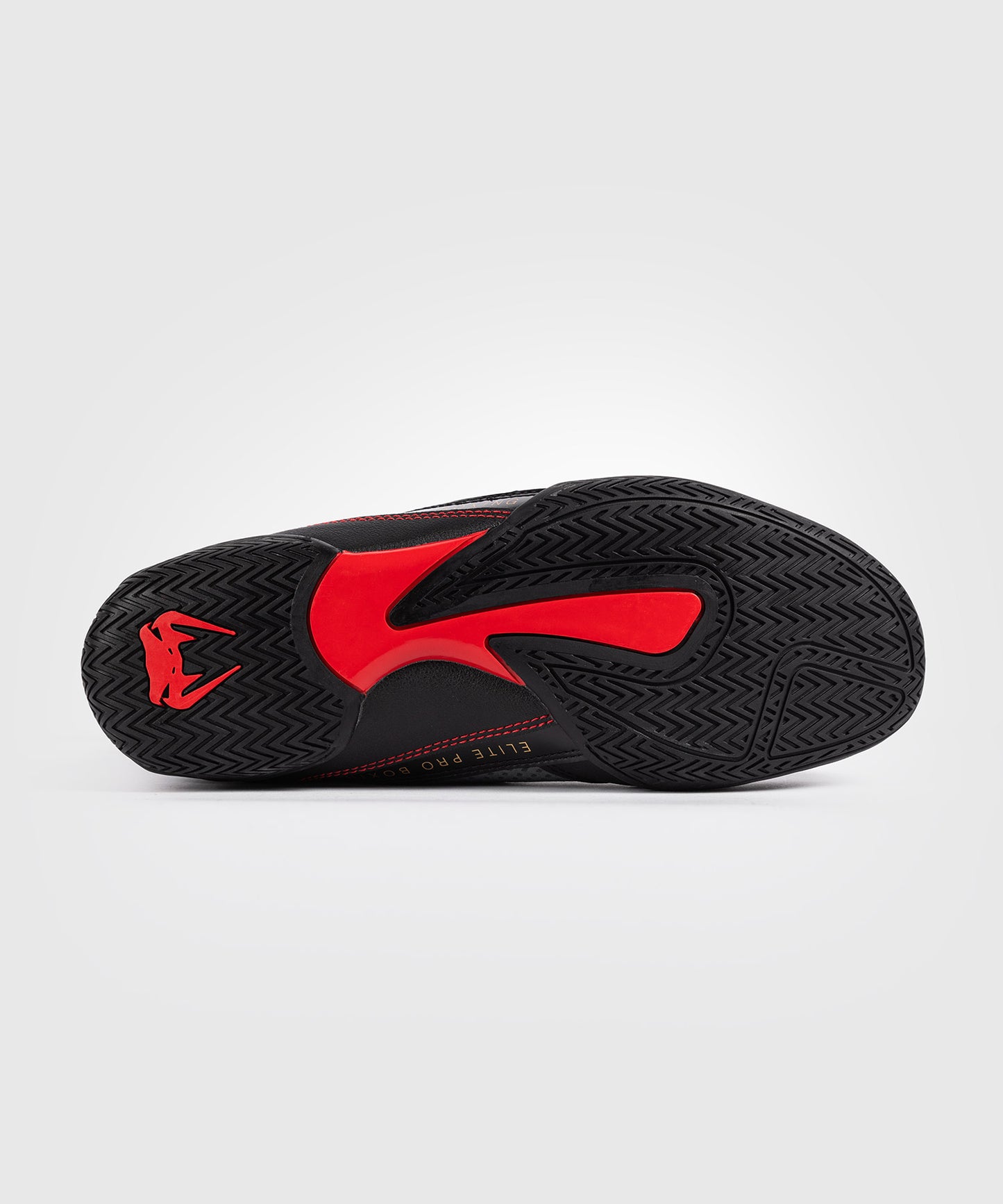 Venum Elite Boxing Shoes - Storm Grey / Gold