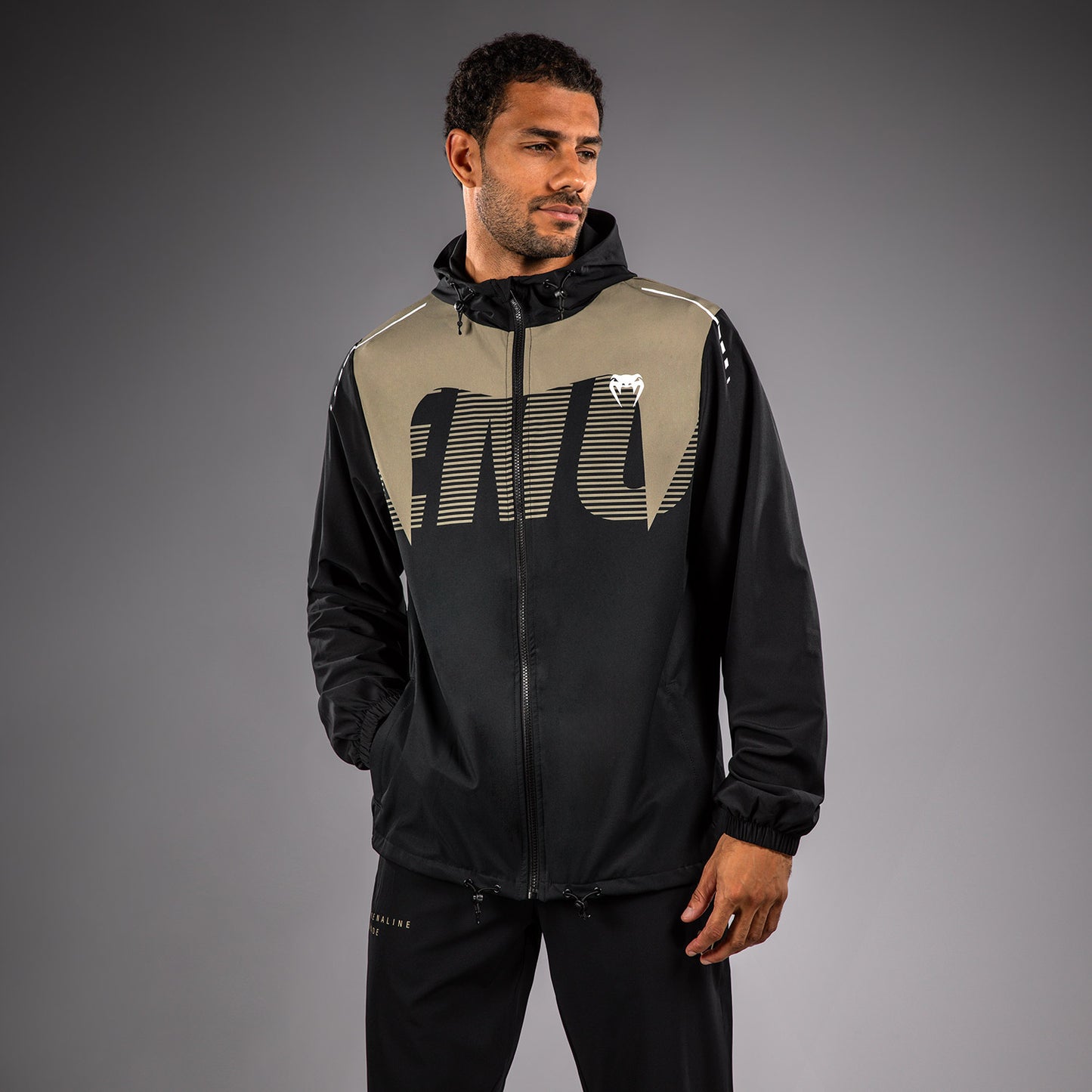 Venum Adrenaline Track Jacket - Black/Sand