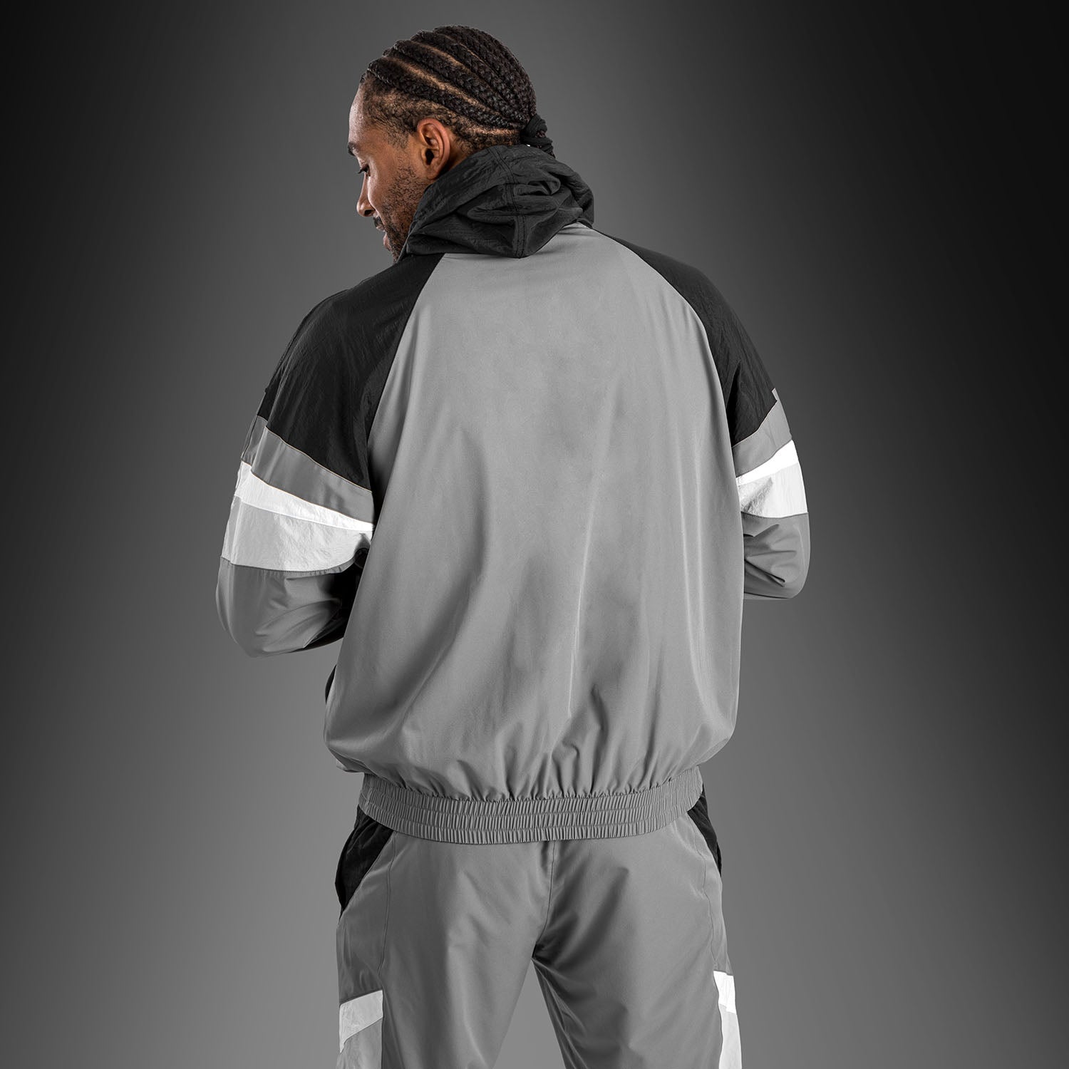 Venum Attack 90 Tracksuit Jacket - Grey - Venum Asia Venum Attack 90 Tracksuit Jacket - Grey - Venum Asia