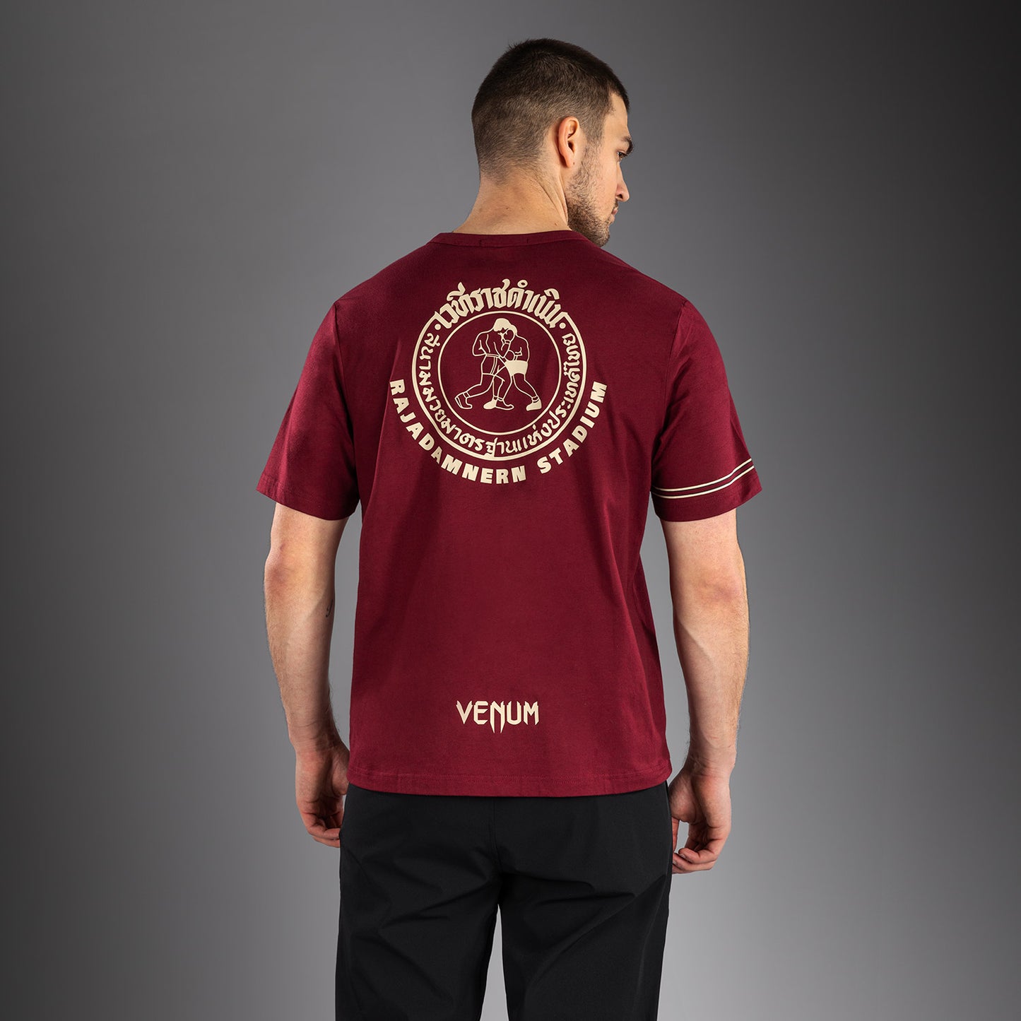 Venum x Rajadamnern T-Shirt - Burgundy