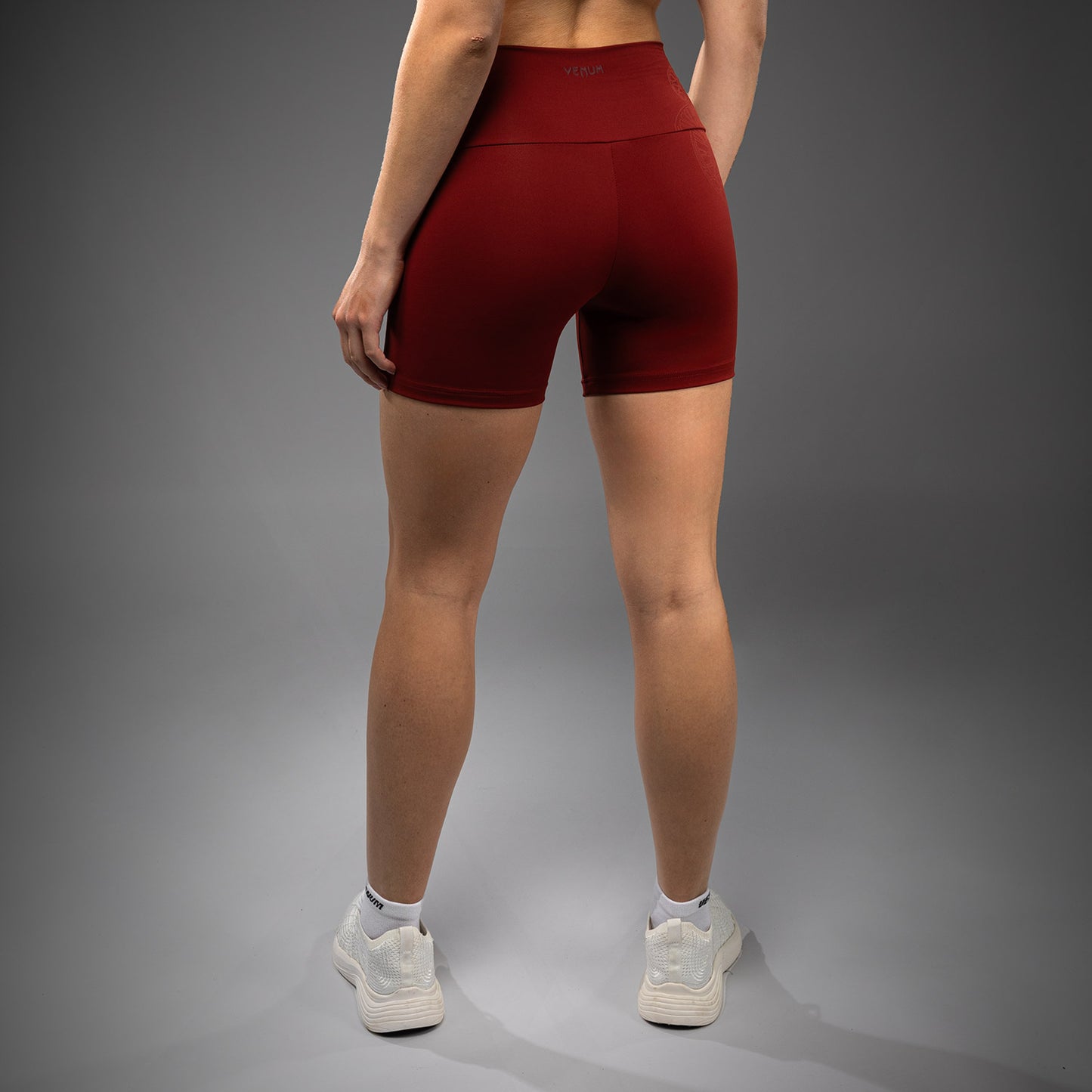 Venum Serpenti Women’s Vale Tudo Shorts - Burgundy/Ivory