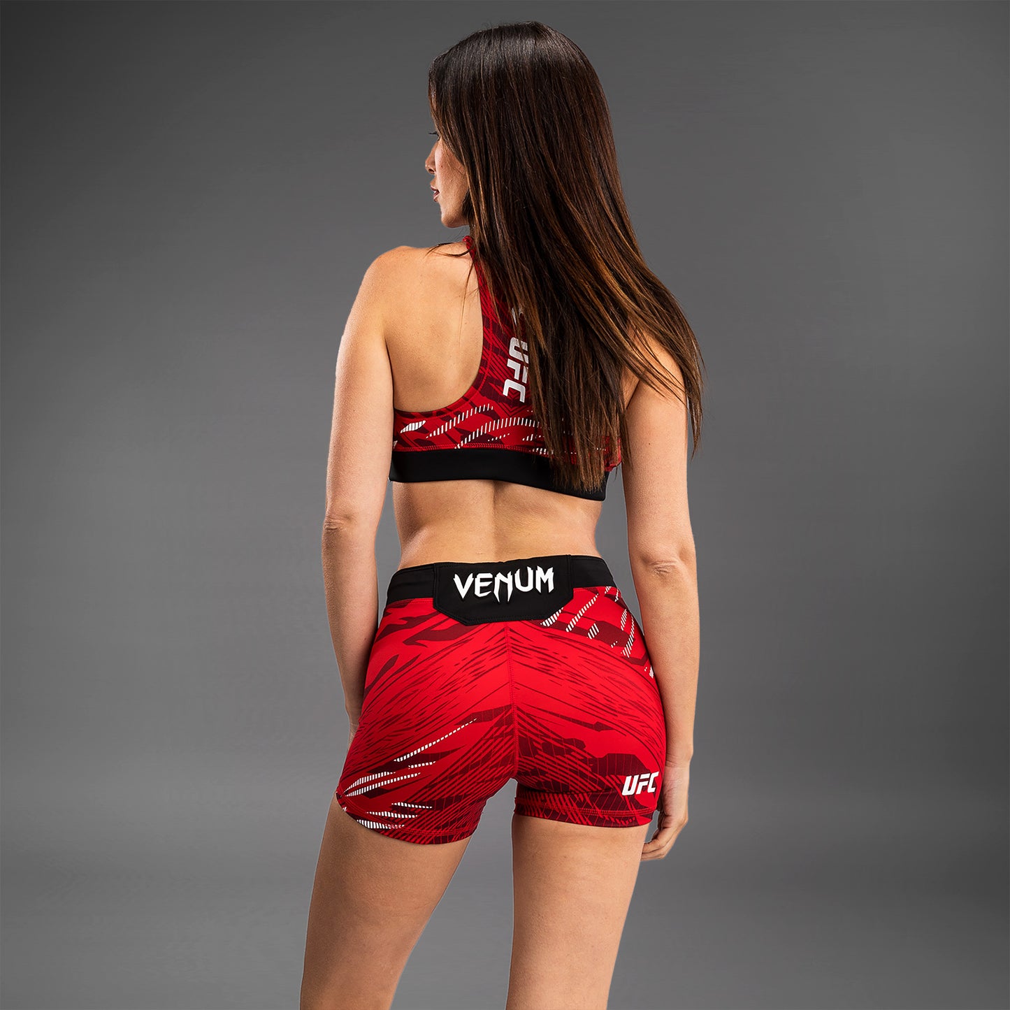 UFC Fusion by Venum Authentic Fight Night Women’s Vale Tudo Short - Short Fit - Red