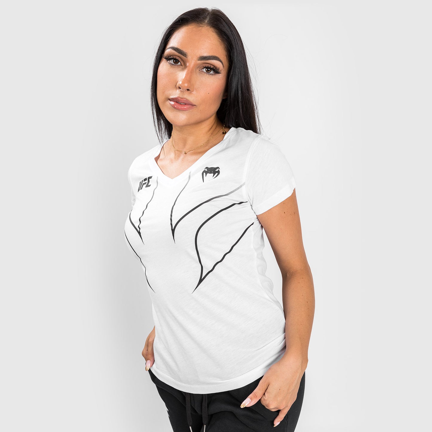 UFC Venum Fight Night 2.0 Replica Women's T-shirt - White