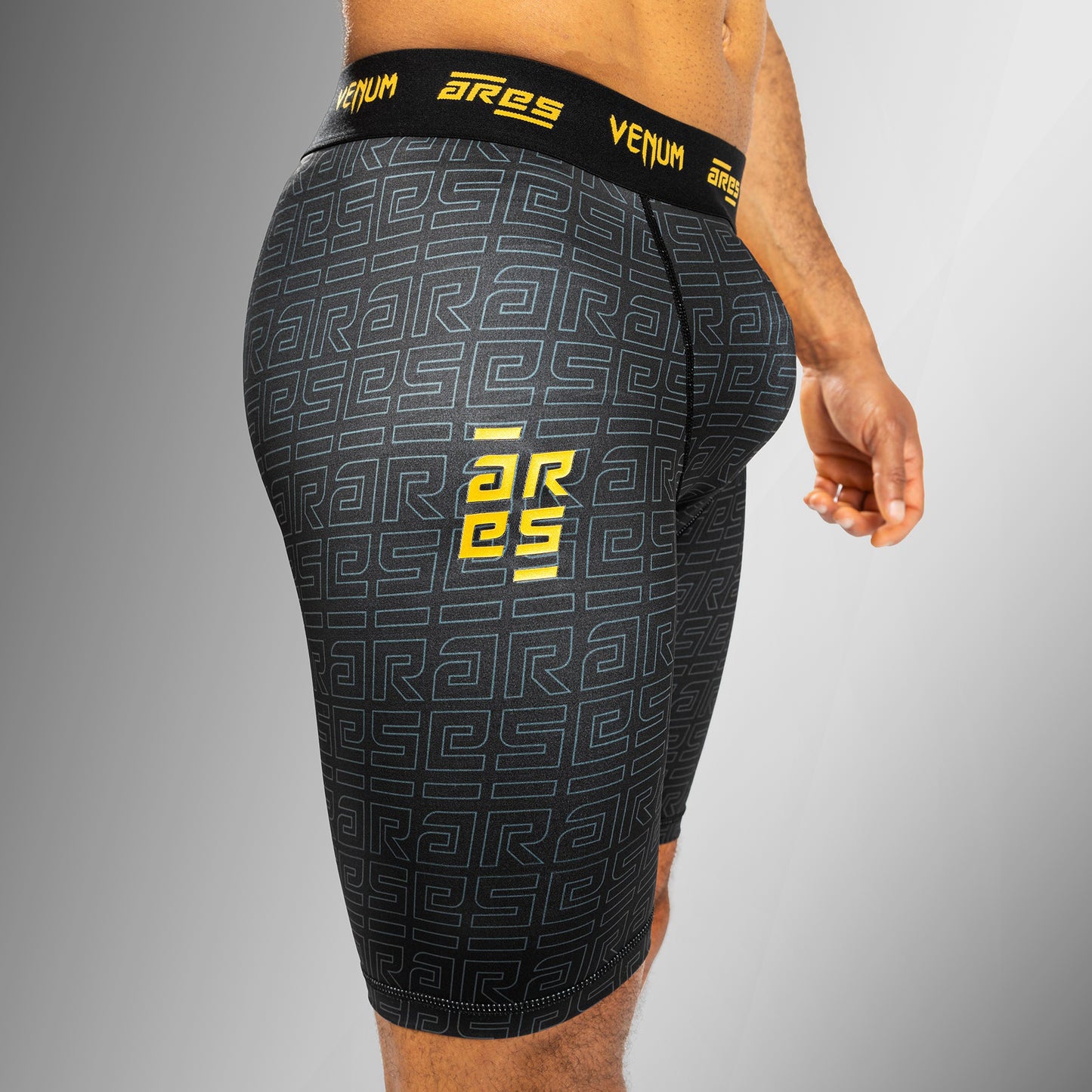 Venum x Ares Men’s Vale Tudo Shorts - Black/Gold