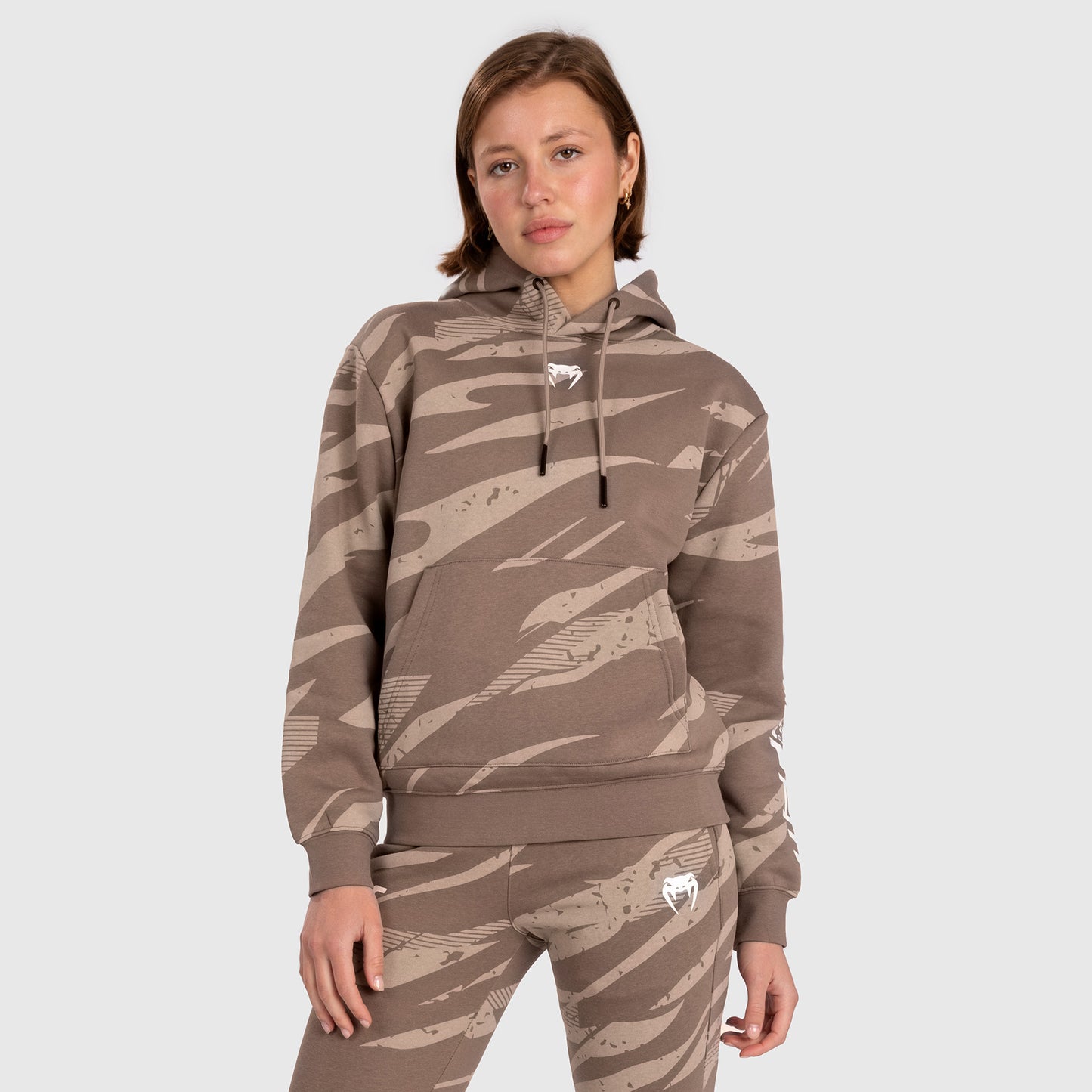 UFC Adrenaline by Venum Fight Week Women’s Pullover Hoodie - Desert Camo
