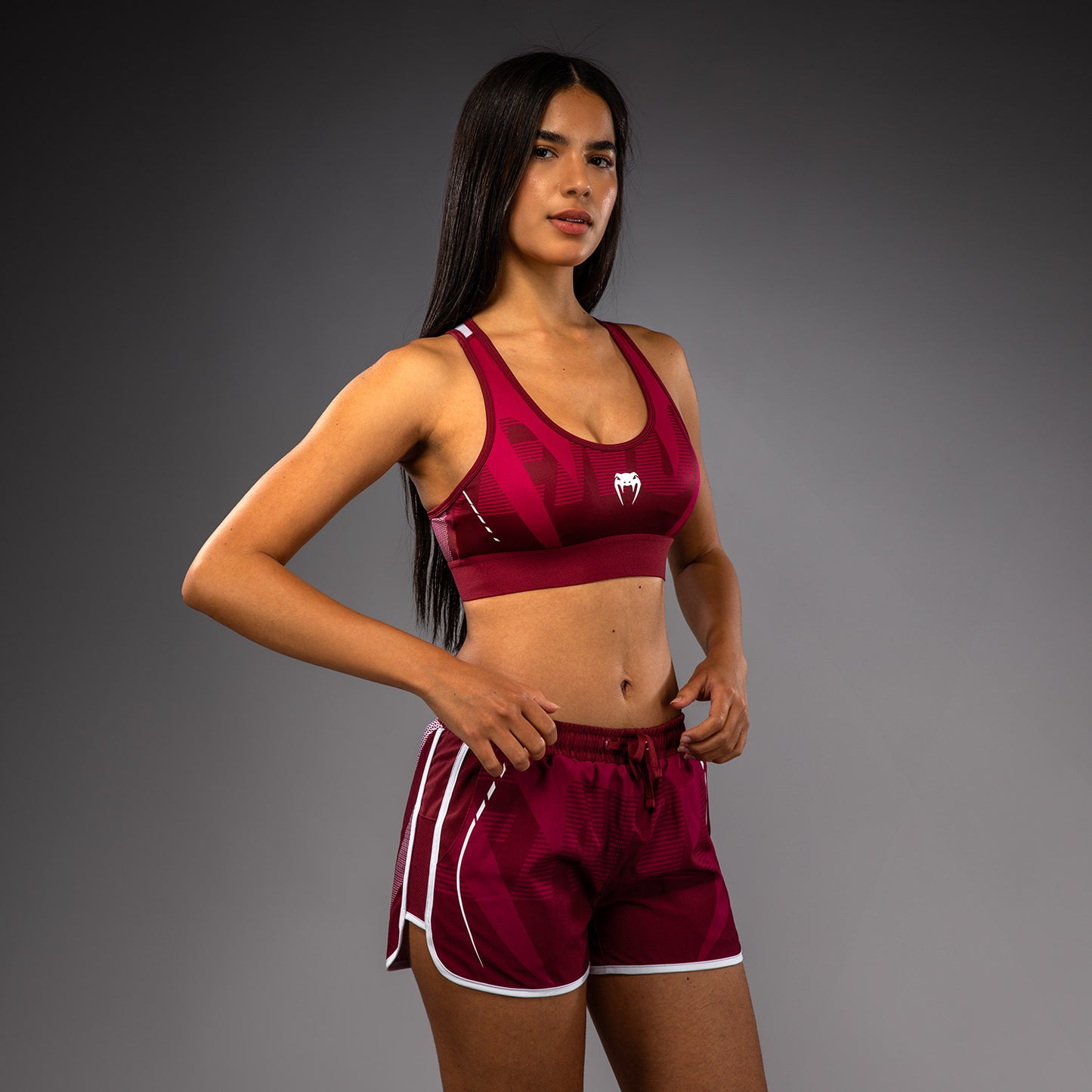 Venum Adrenaline Women's Sports Bra - Burgundy/ Pink