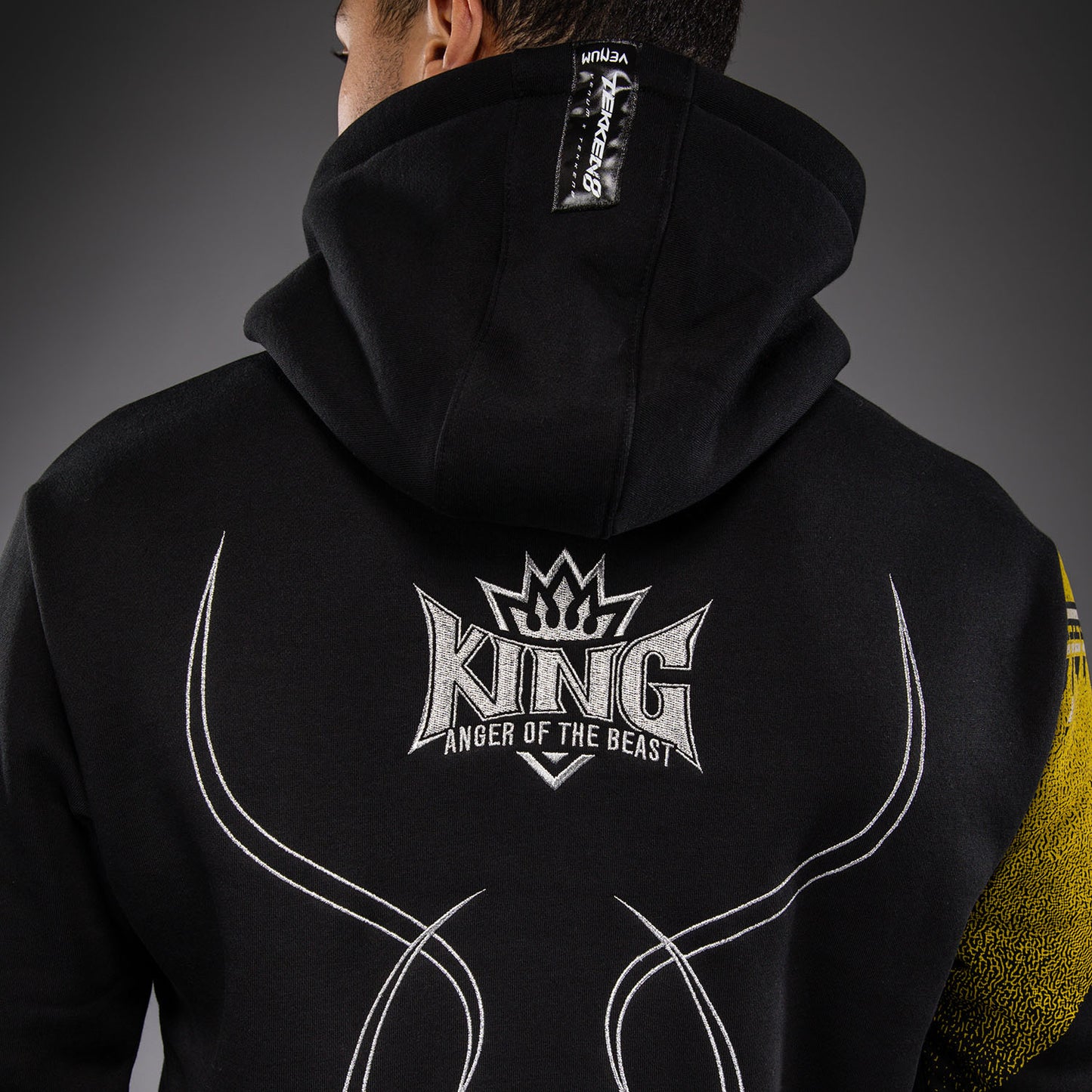 Venum x TEKKEN 8 Pullover Hoodie - King - Black/Yellow