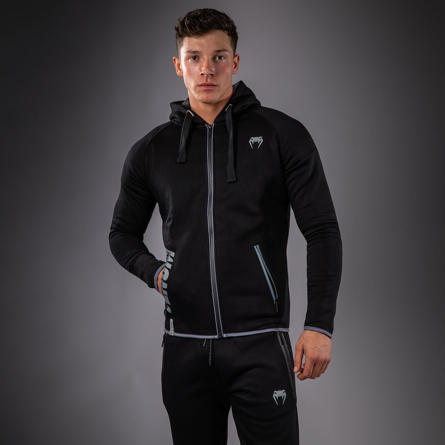 Venum Hoodie - Black/Grey