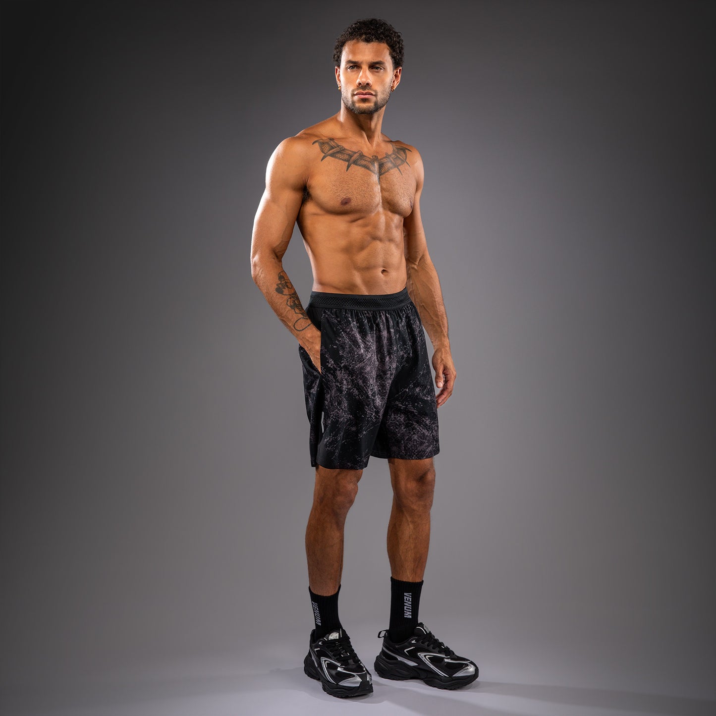 Venum Rage & Workout Training Shorts - Black/Grey