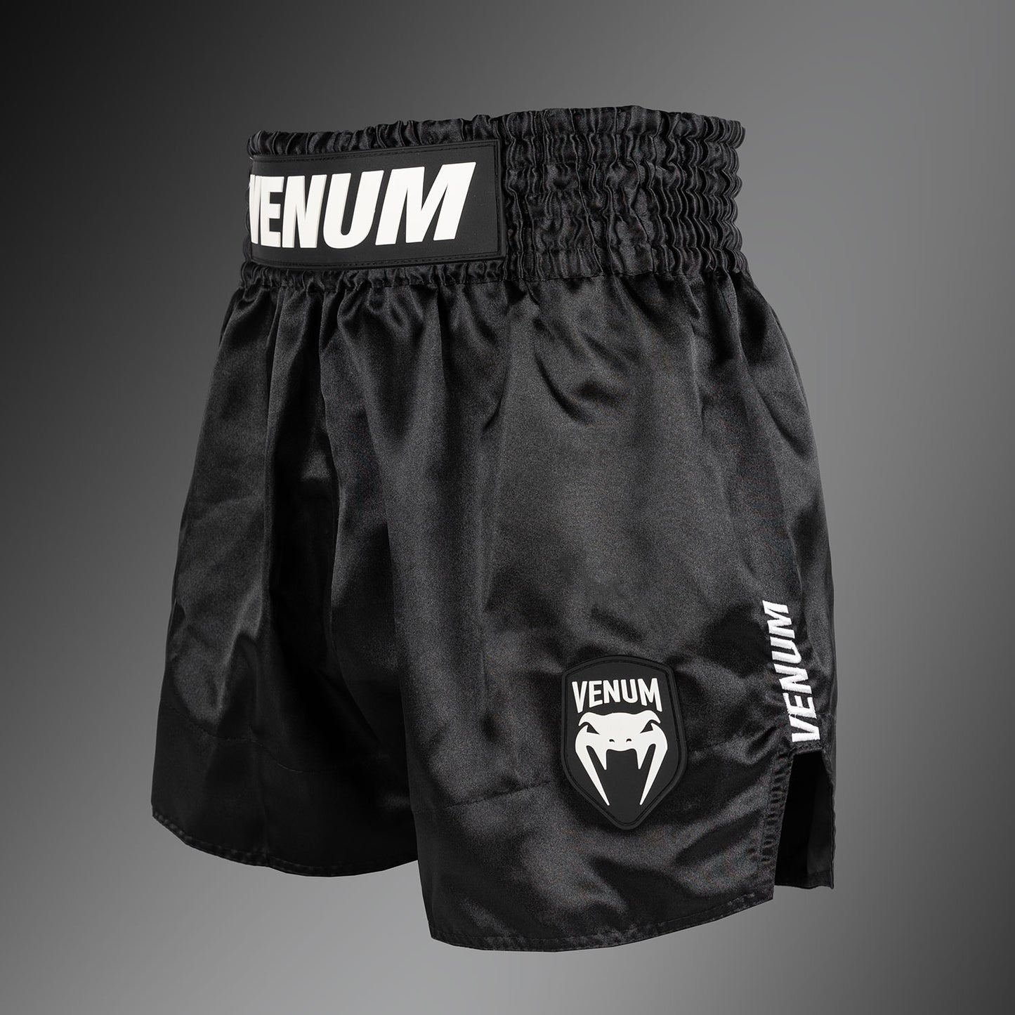 Venum Classic Evo Muay Thai Shorts - Black/White