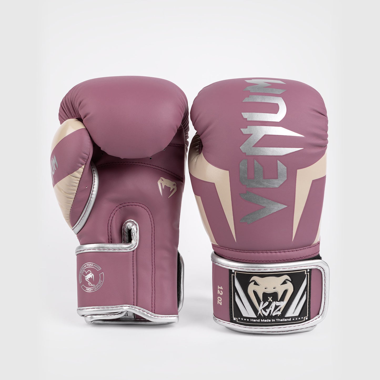 Venum x Kaz Boxing Gloves - Dusky Orchid/Silver