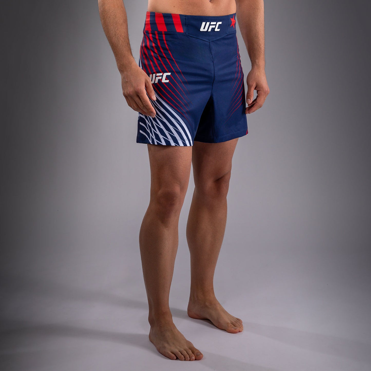Men's UFC Freedom 250 by Venum Blue Authentic Fight Night Short Fit Fight Short