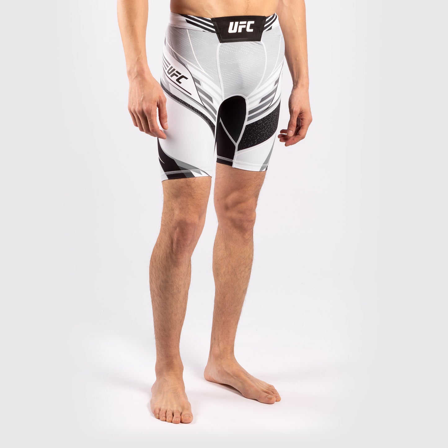UFC Venum Authentic Fight Night Men's Vale Tudo Shorts - Short Fit - White