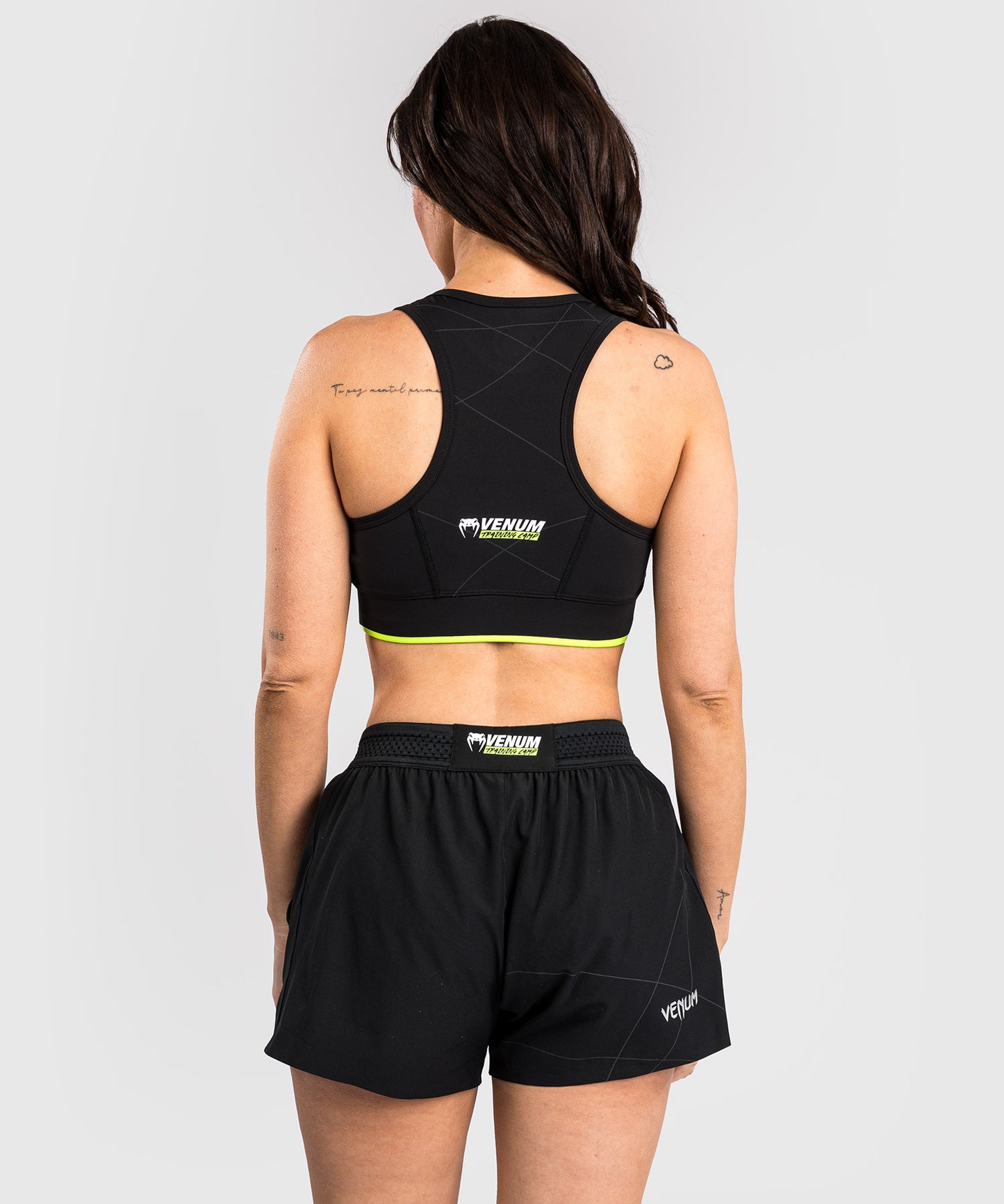 Venum Training Camp 4.0 Sport Bra - Black/Neon Green
