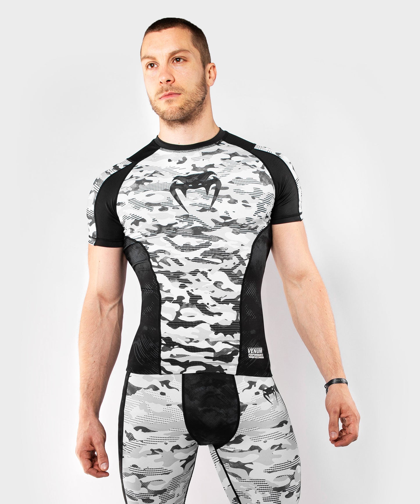 Venum Defender Short Sleeve Rashguard - Urban Camo