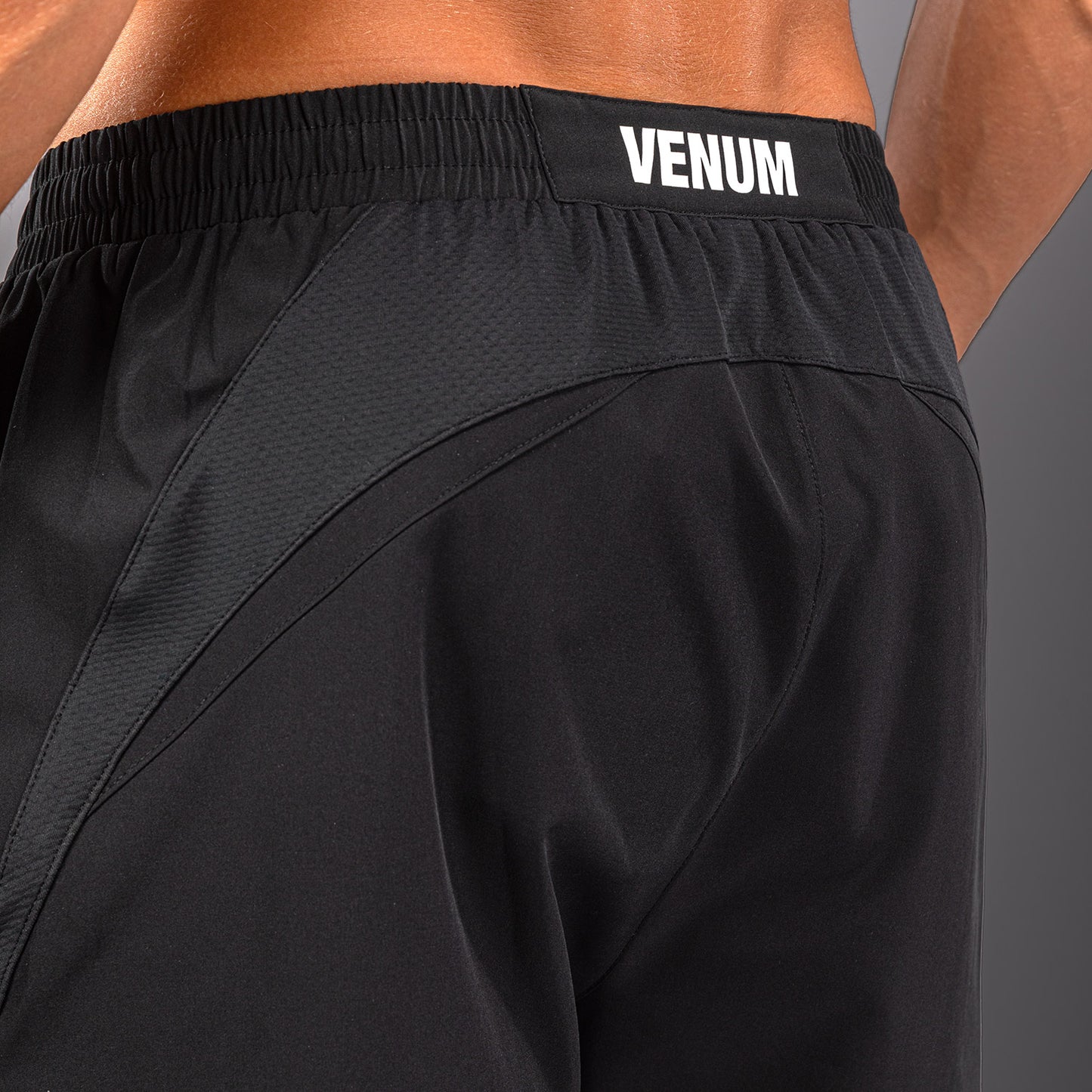 Venum G-Fit Scales Training Shorts - Black/ Charcoal Grey