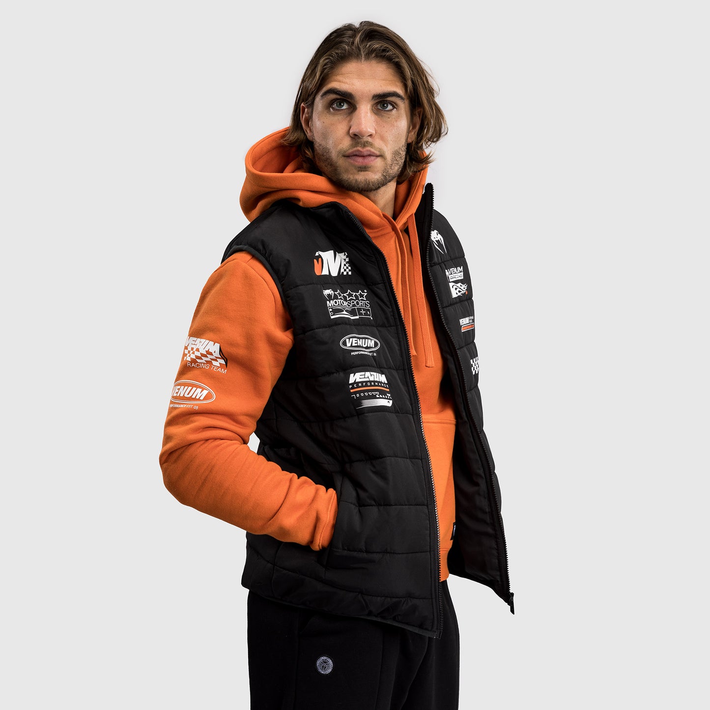 Venum Motorsport Down Jacket - Deep Black