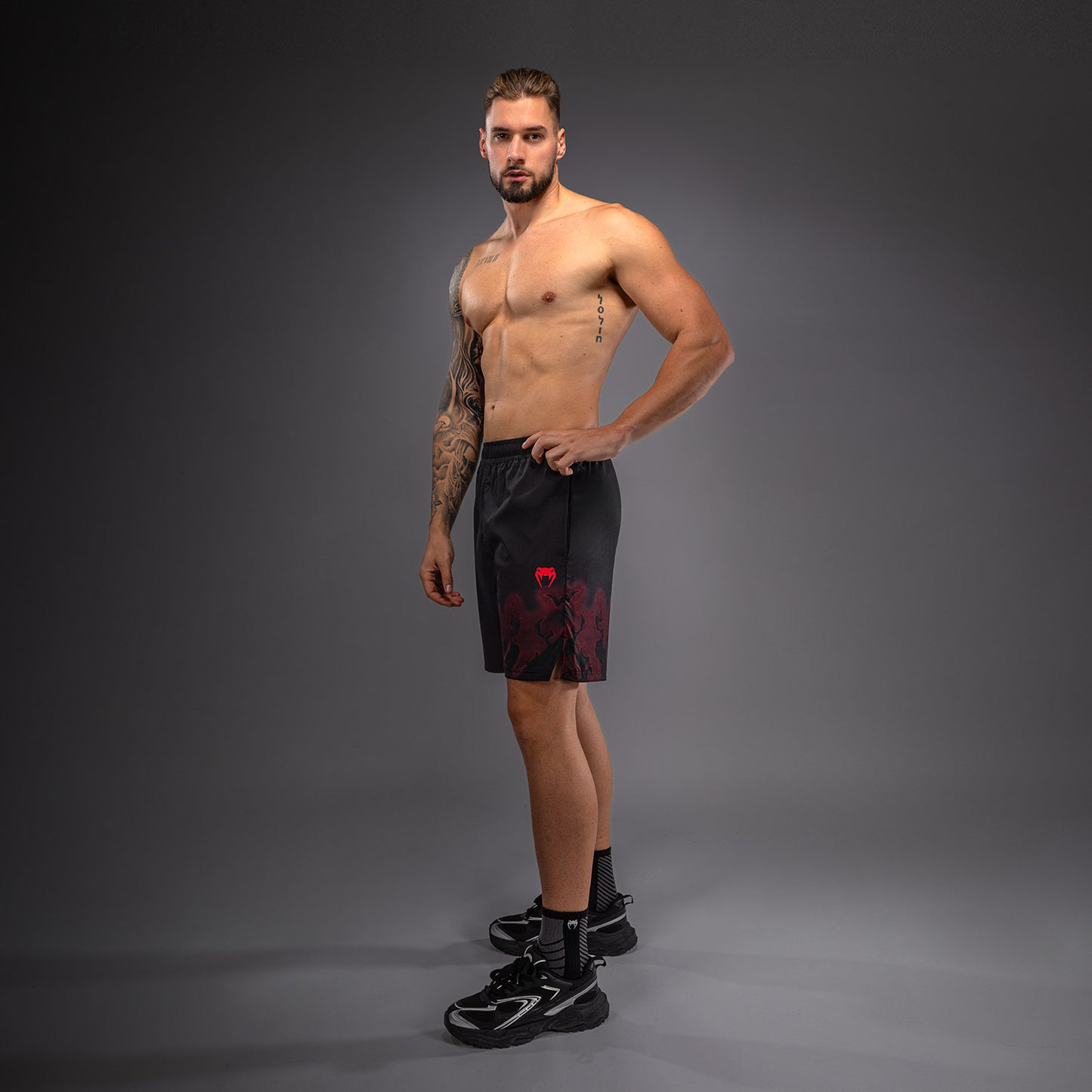 Venum Spectre Training Shorts - Black/Red