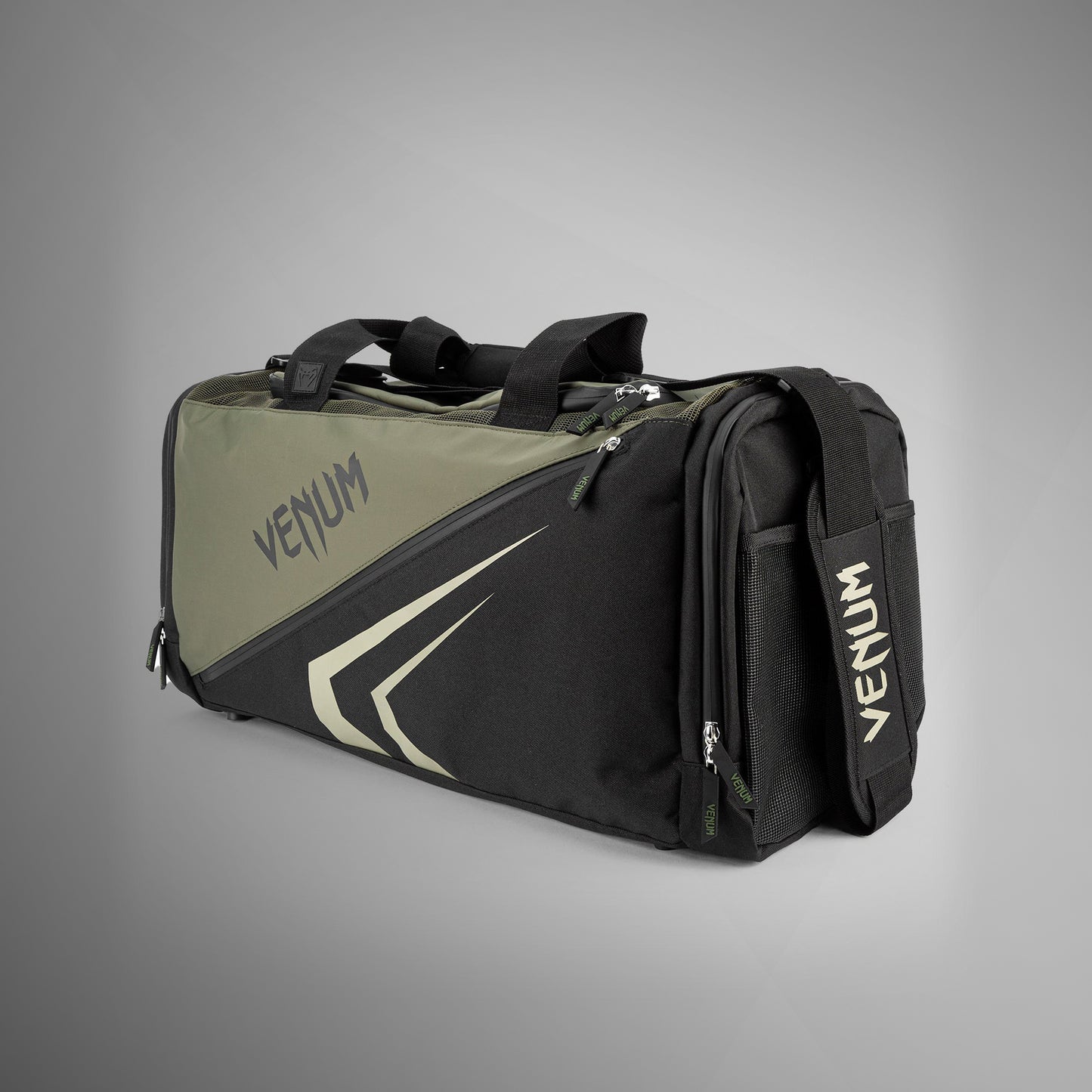 Venum Trainer Lite Evo Sports Bags (48L) - Khaki/Black