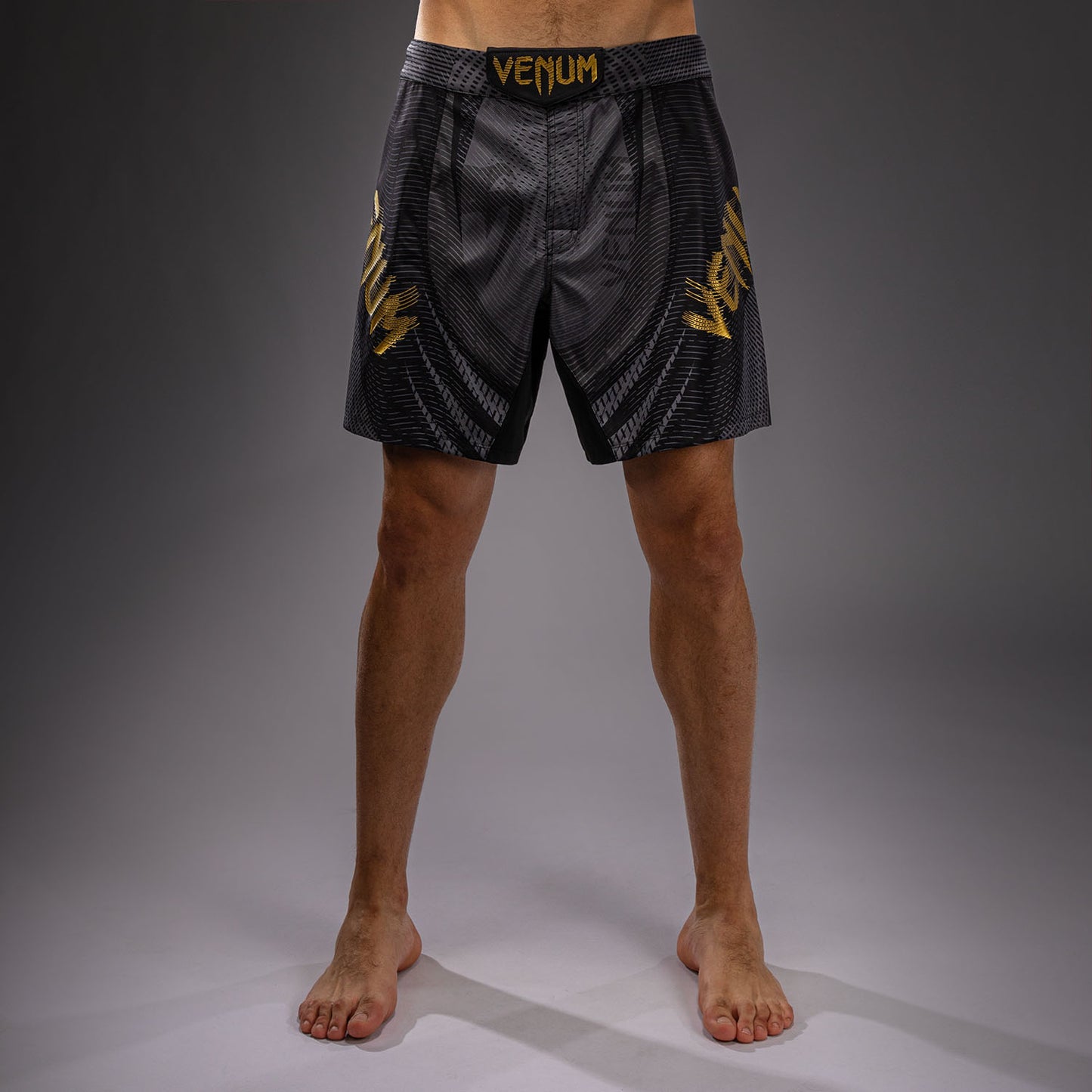 Venum Galactic 3.0 Fight Shorts - Black/Gold