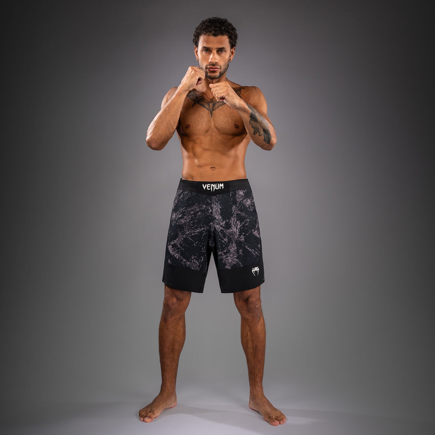 Venum Rage & Workout Fight Shorts - Black/Grey
