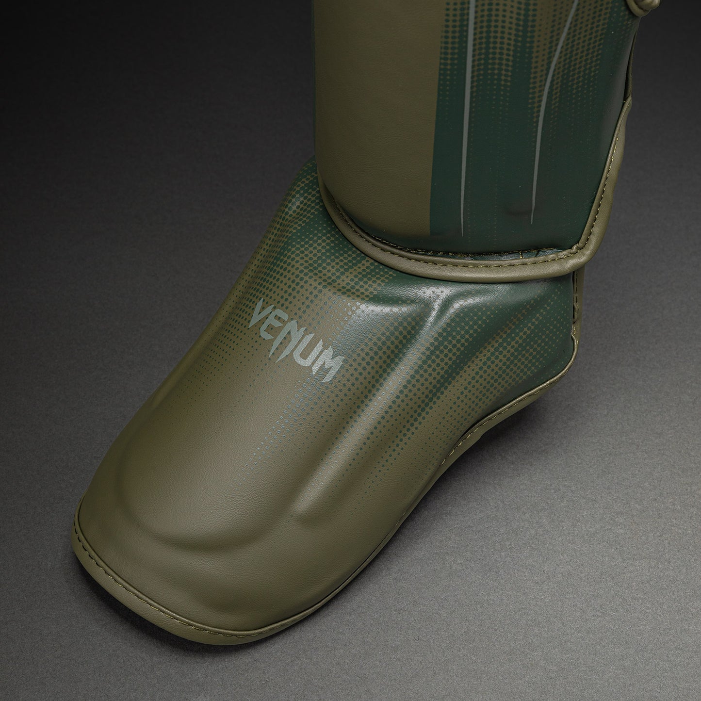 Venum Stealth Shin Guards - Khaki/Dark Green