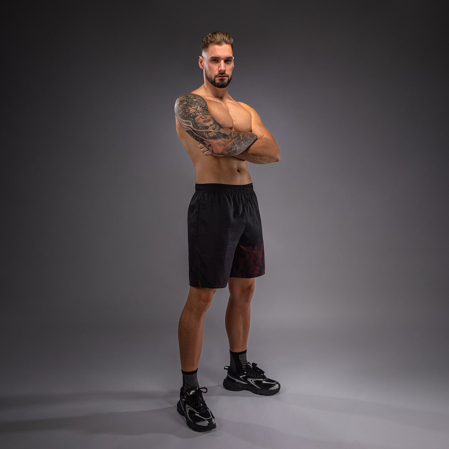 Venum Spectre Training Shorts - Black/Red
