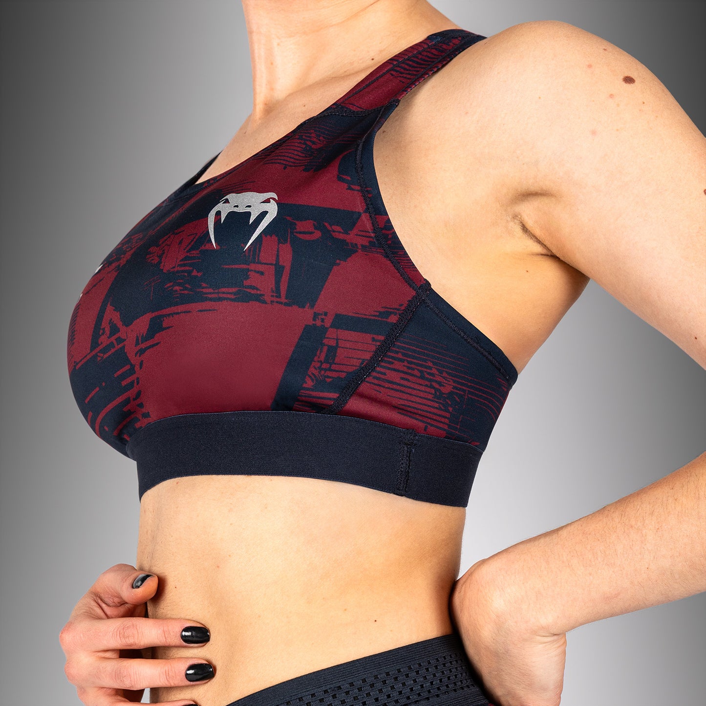 Women's UFC Zenith by Venum Burgundy Authentic Fight Week Sports Bra