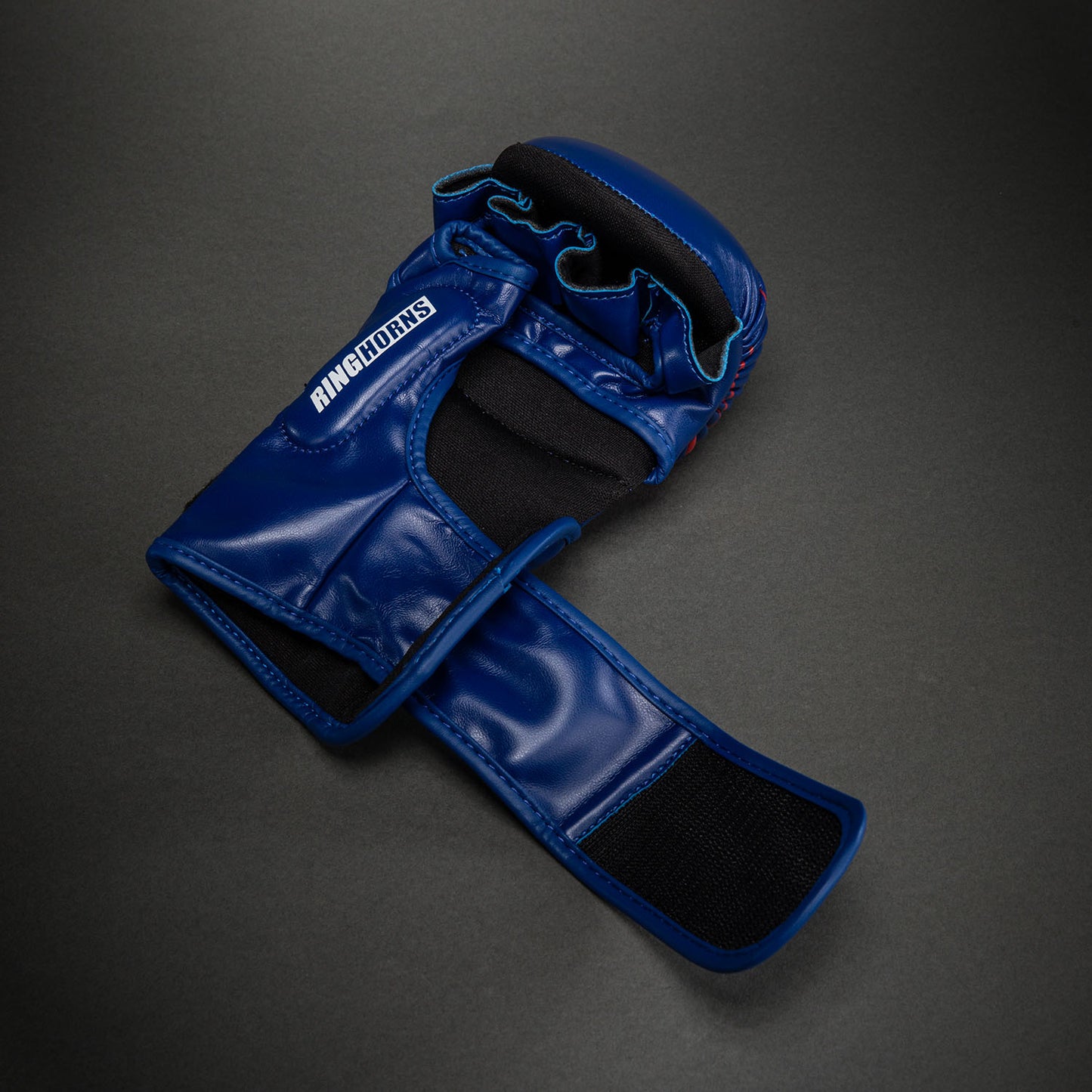 Venum Ringhorns Charger MMA Sparring Gloves - Navy Blue/Red