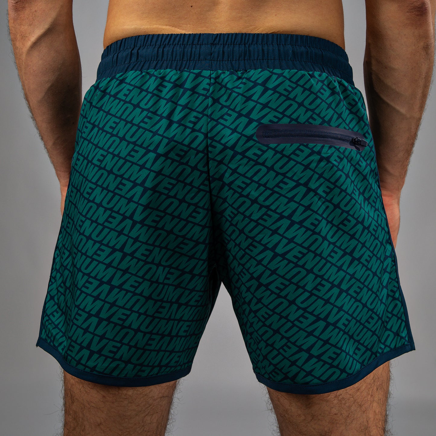 Venum Echo Board Shorts - Deep Ocean Blue/Emerald Green