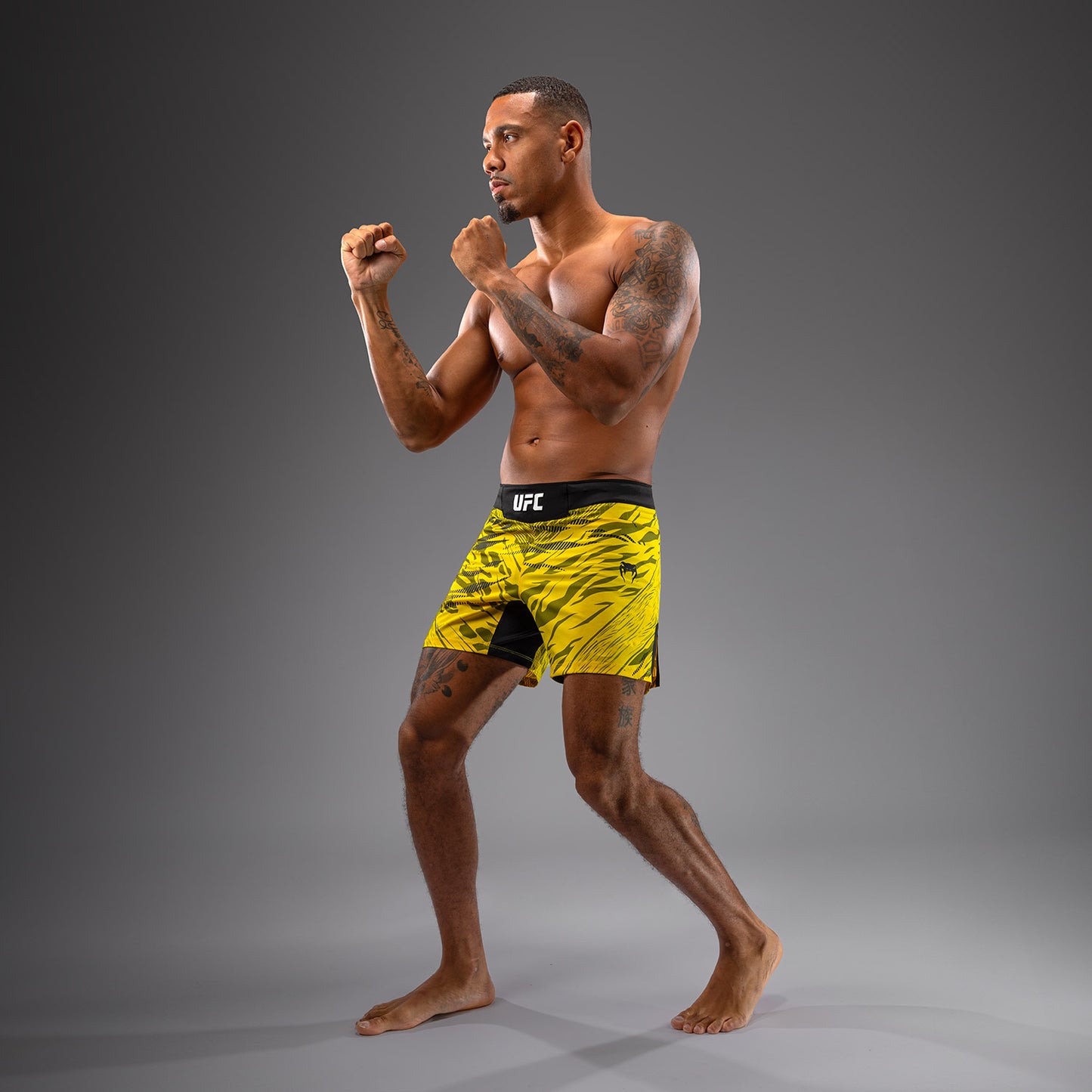 UFC Fusion by Venum Authentic Fight Night Men’s Fight Short - Short Fit - Yellow