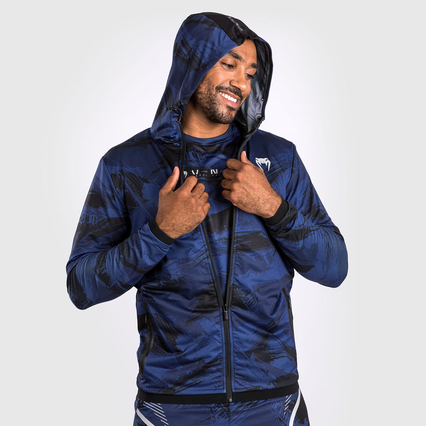 Venum Electron 3.0 Hoodie Navy Blue