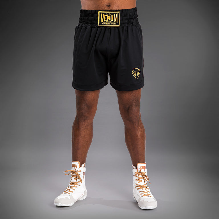 Venum Classic Boxing Shorts - Black/Gold - Venum Asia