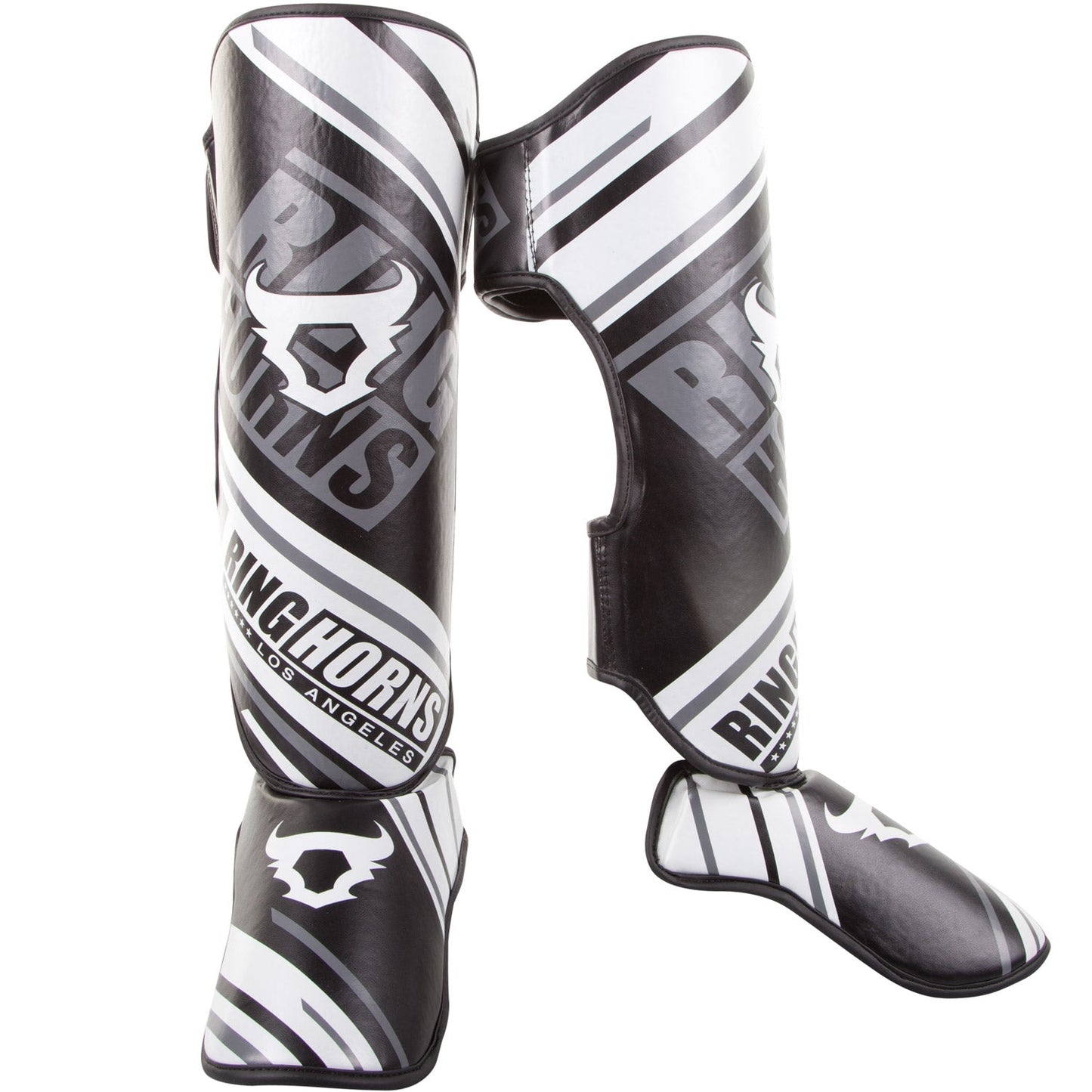 Ringhorns Nitro Shin Guards and Foot Protectors - Black